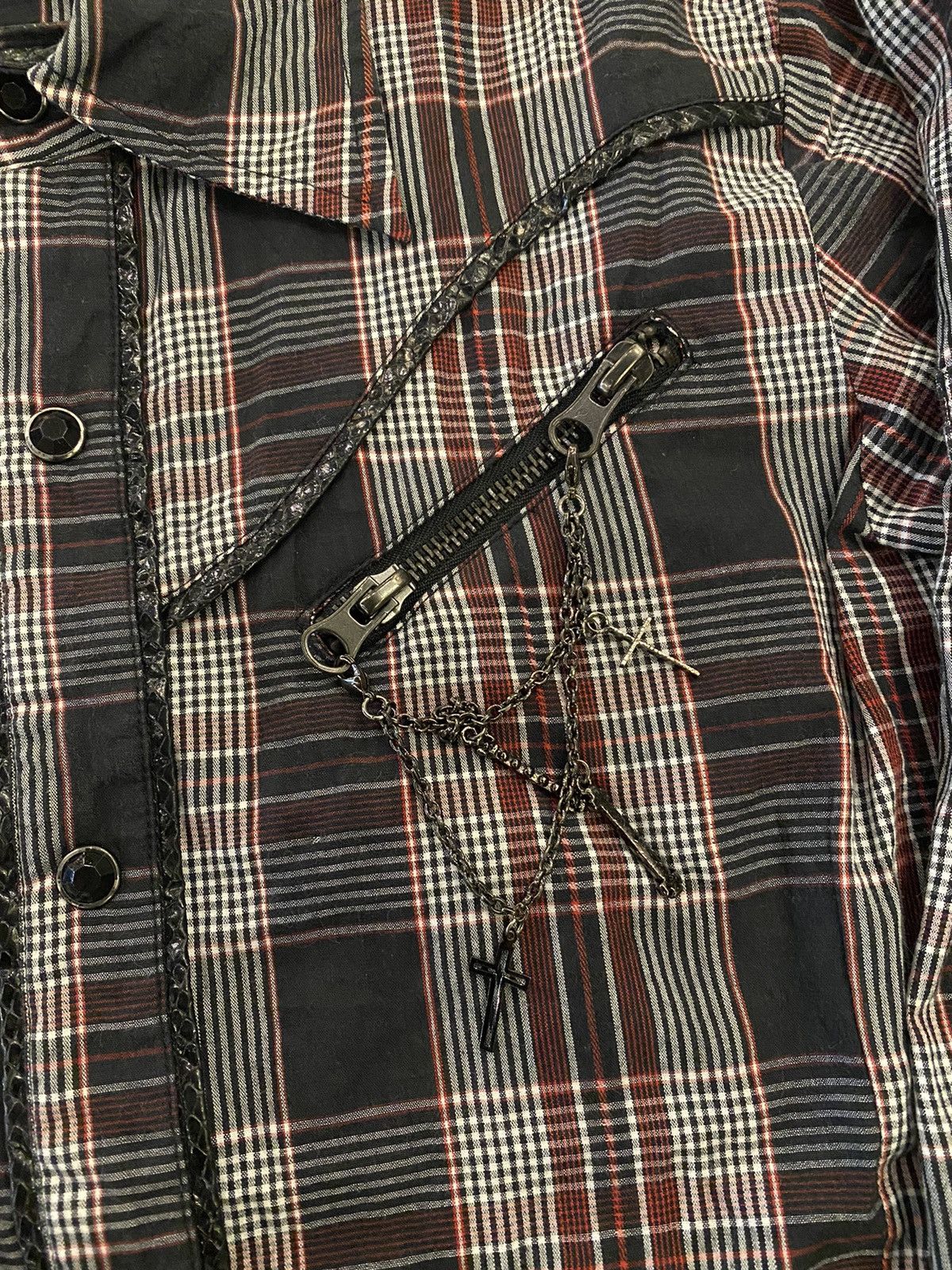 If Six Was Nine × In The Attic × Japanese Brand Y2k Growth In the Attic punk cross Shirt Size US M / EU 48-50 / 2 - 2 Thumbnail