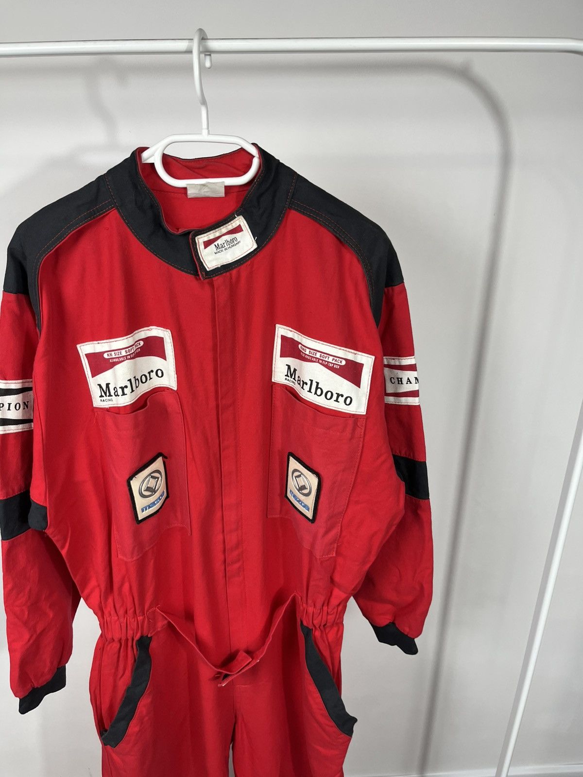 Marlboro Vintage Marlboro Racing Suit Coveralls Red Mazda Workwear Size US L / EU 52-54 / 3 - 3 Thumbnail