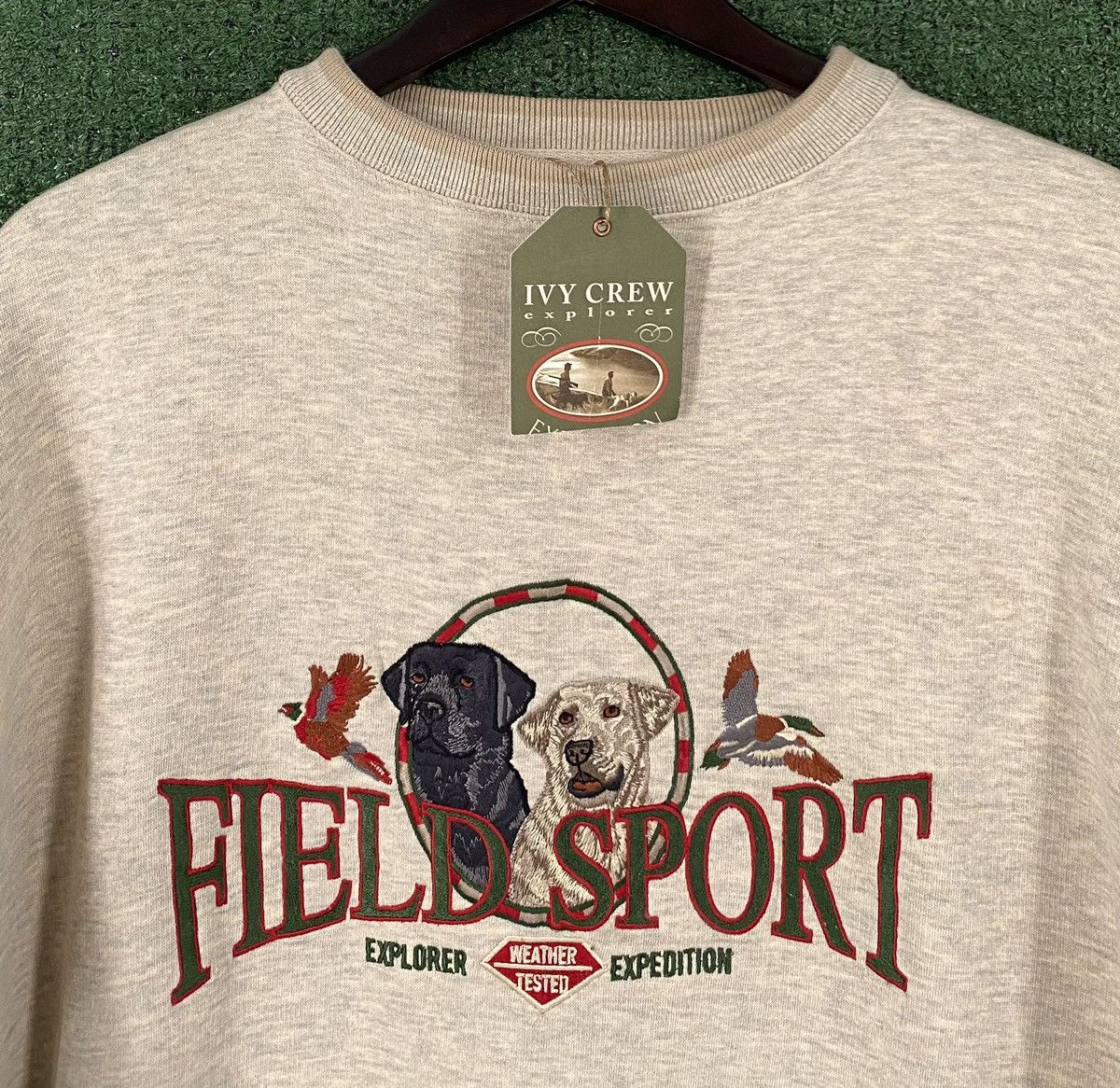 Other New Vintage Y2K Ivey Crew Field Sport Lab Dog Sweatshirt Size US XL / EU 56 / 4 - 2 Thumbnail