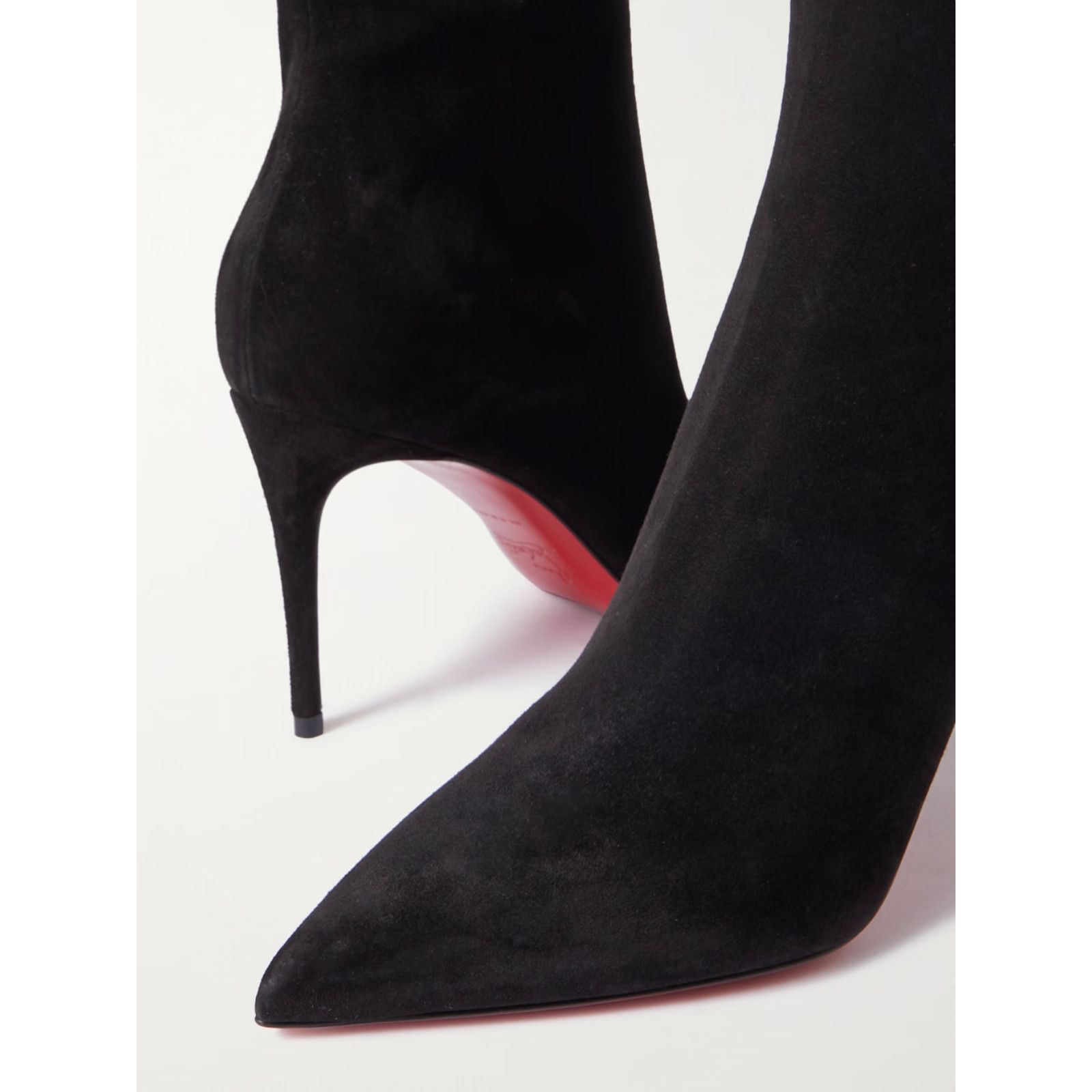 Christian Louboutin Christian Louboutin Kate Botta 85 Black Suede Knee High Size US 5.5 / IT 35.5 - 5 Thumbnail
