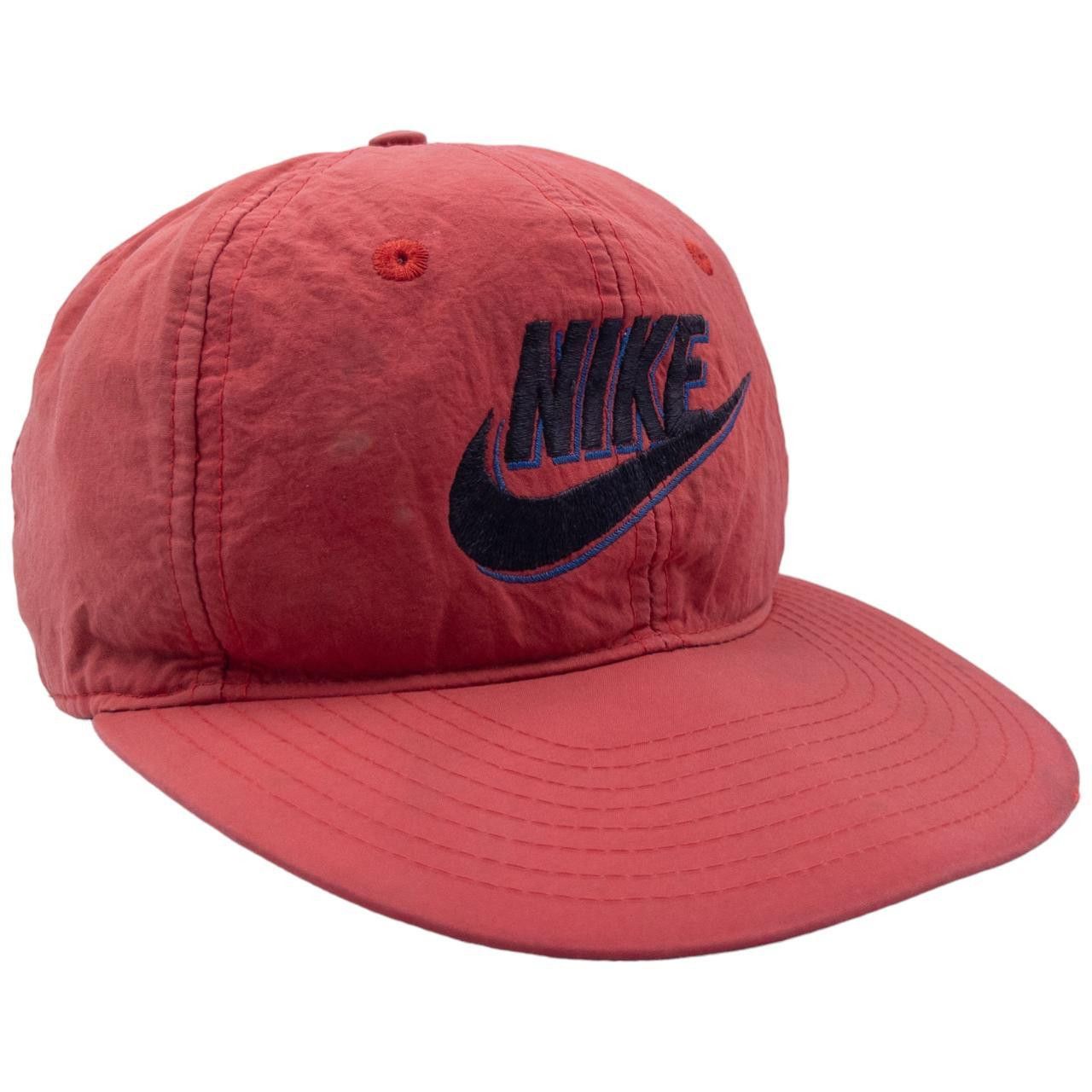 Nike Vintage Nike Red Cap Size ONE SIZE - 1 Thumbnail