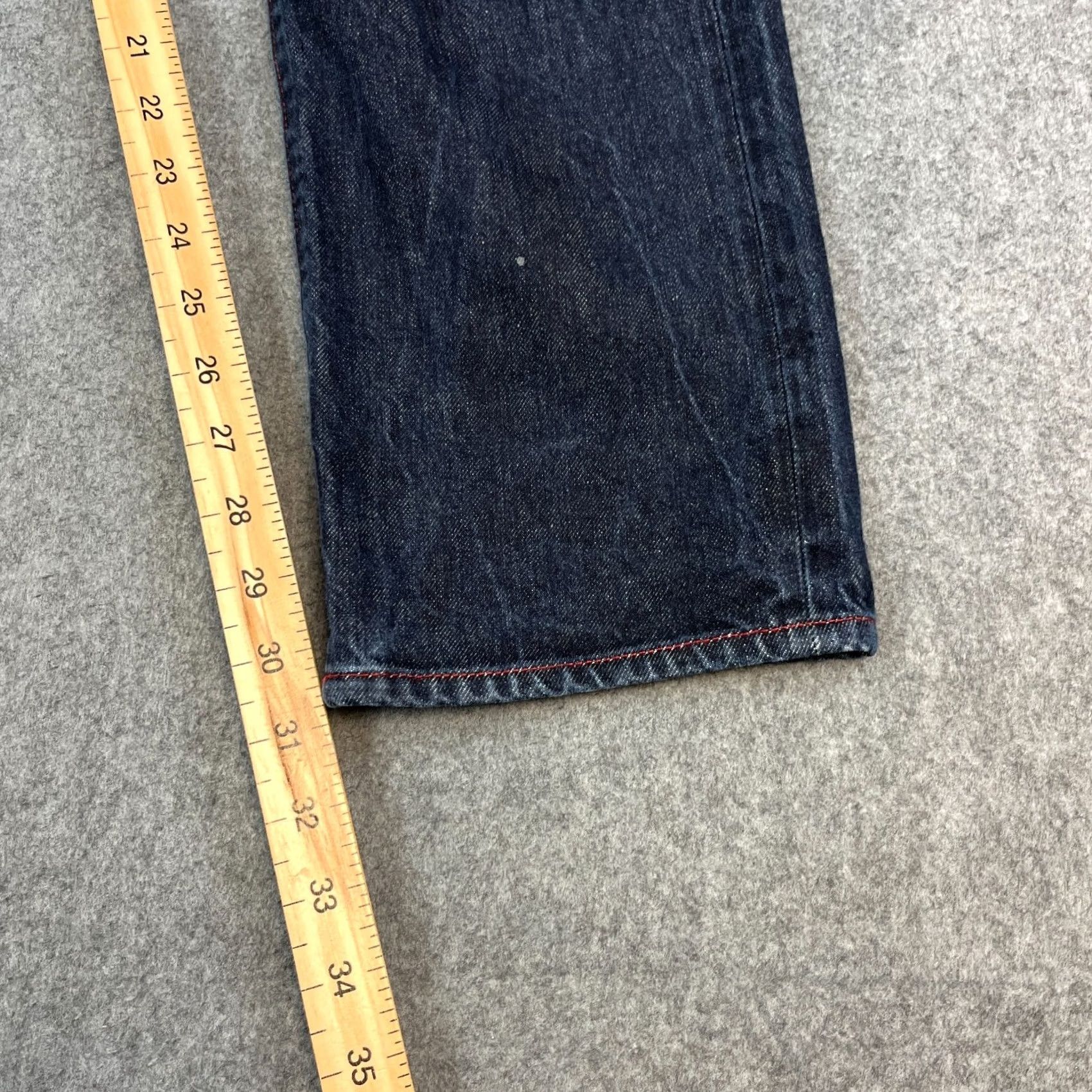 G-Star G-Star Jeans 33 34 Dark Wash Button Fly Tapered 5-Pocket Denim Cotton Mens Regular Jeans Womens? Size US 33 - 4 Thumbnail