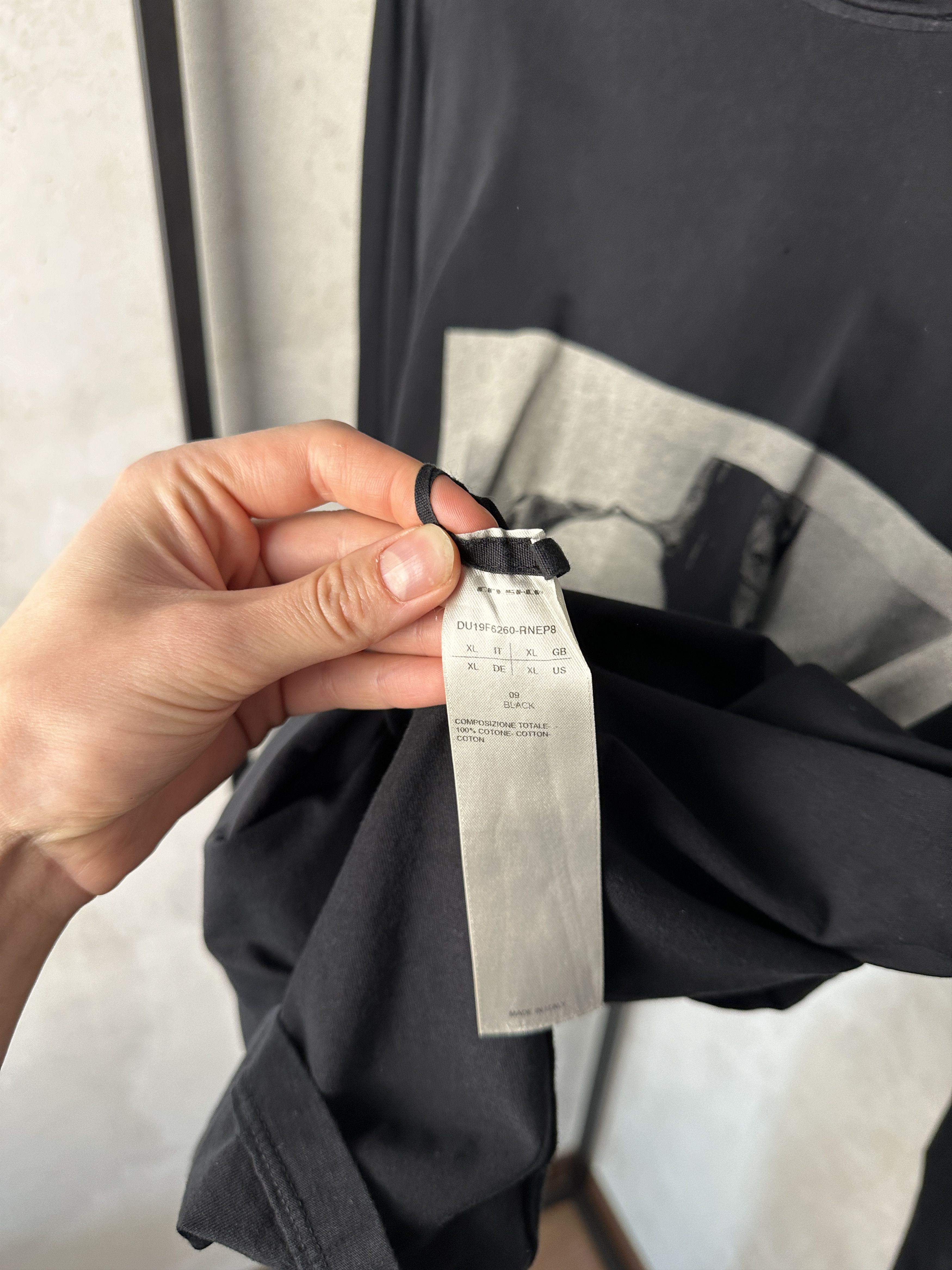 Rick Owens Rick Owens DRKSHDW Long Sleeve Rick Photo tee Size US XL / EU 56 / 4 - 6 Thumbnail
