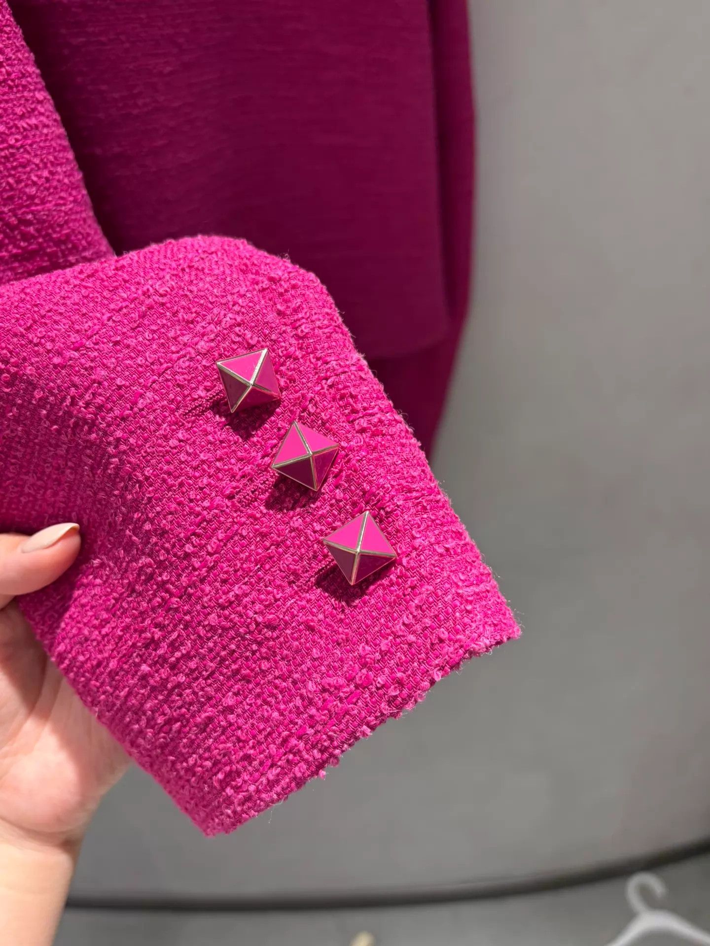 Valentino Valentino Raspberry Soft Wool Blazer 42 Deadstock Size M / US 6-8 / IT 42-44 - 3 Thumbnail