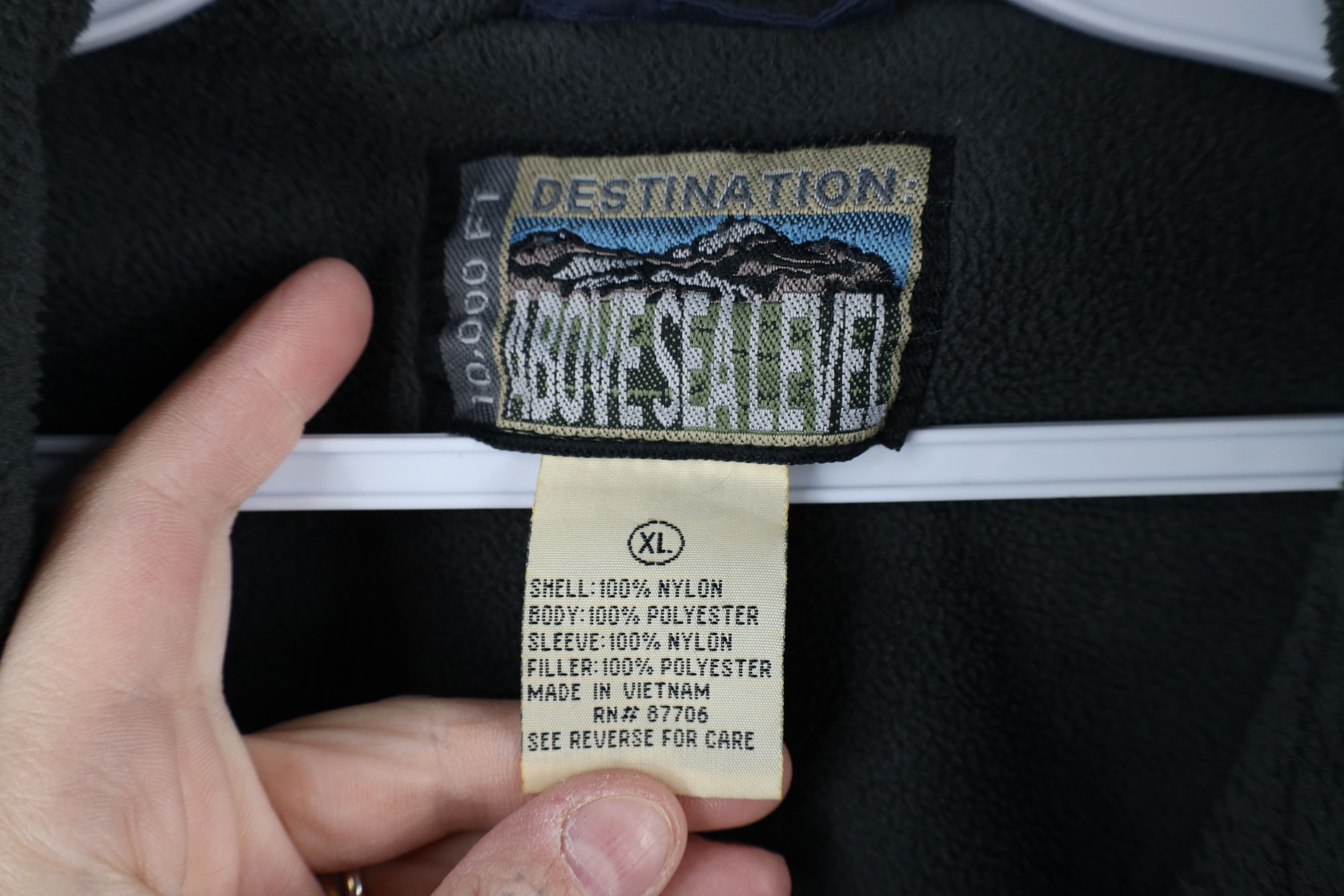 Cabelas × Vintage Vintage 90s Cabelas Fleece Lined Full Zip Bomber Jacket Blue Size US XL / EU 56 / 4 - 8 Thumbnail