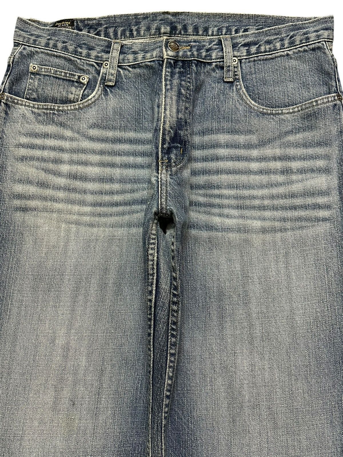 Dickies Vintage Dickies Faded Wash Whiskers Style Wide Leg Baggy Size US 34 / EU 50 - 3 Thumbnail