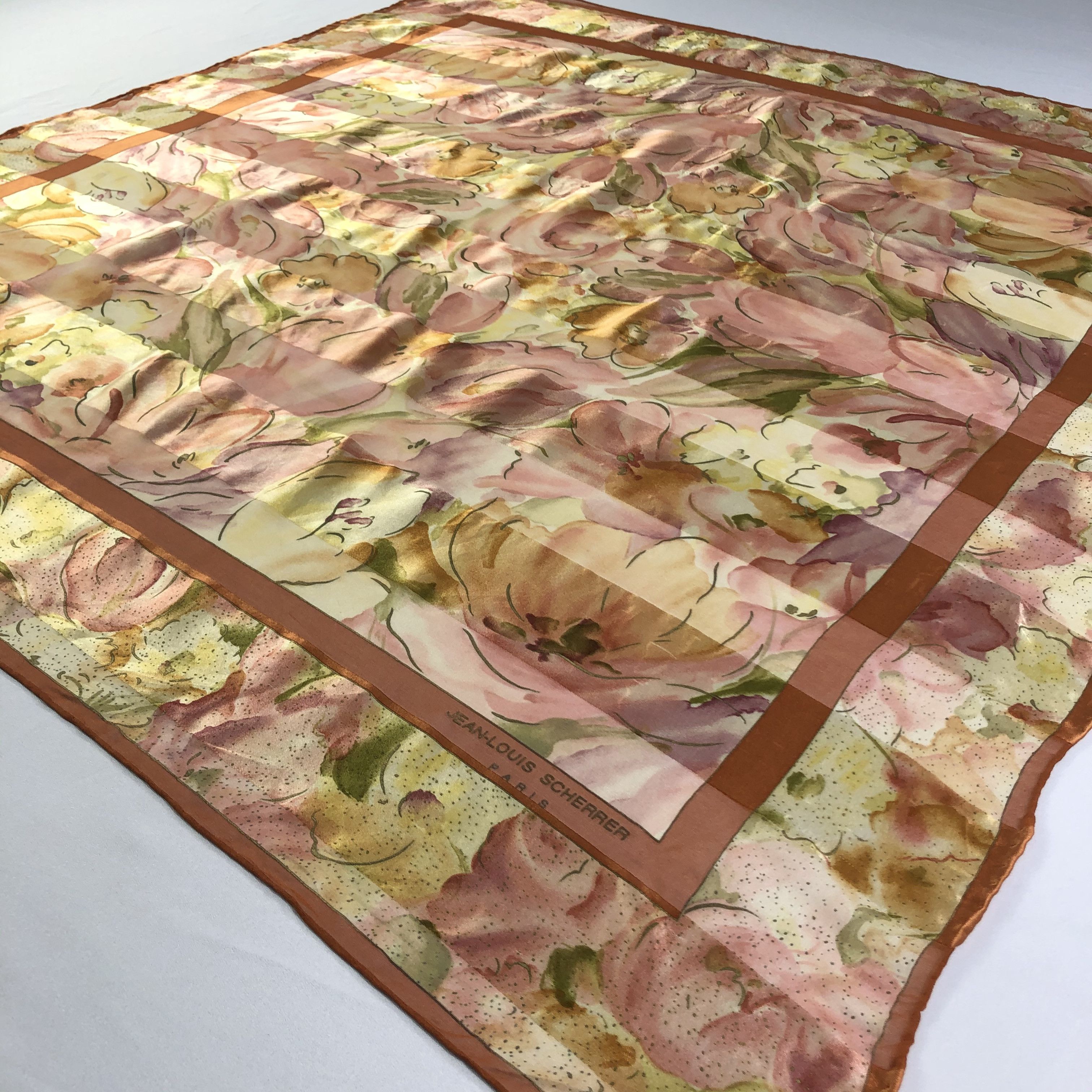 Jean-Louis Scherrer × Vintage Vintage Jean Louis Scherrer Silk Scarf Size ONE SIZE - 4 Thumbnail