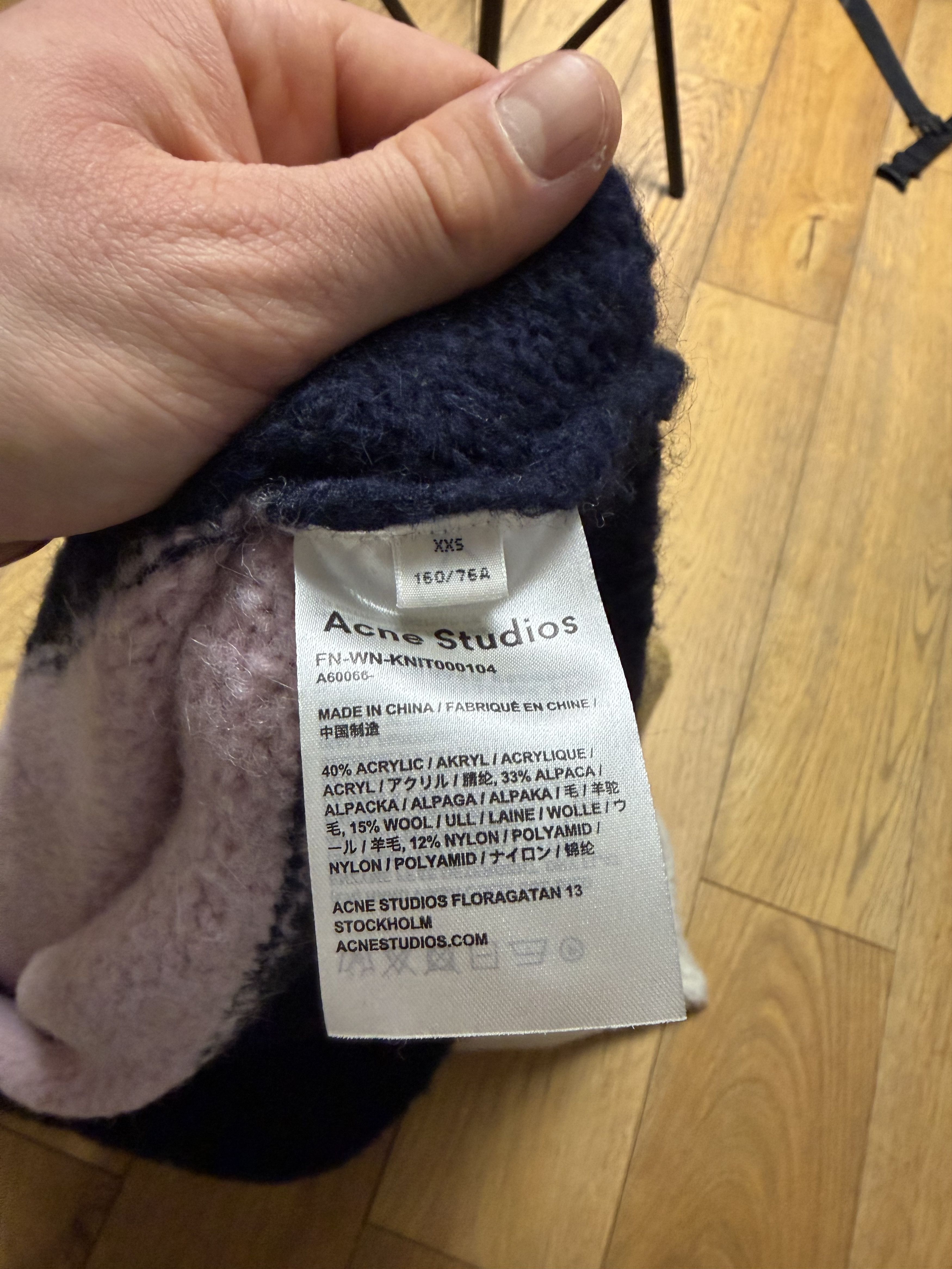 Acne Studios Acne Studios striped alpaca knit sweater Size US M / EU 48-50 / 2 - 5 Thumbnail