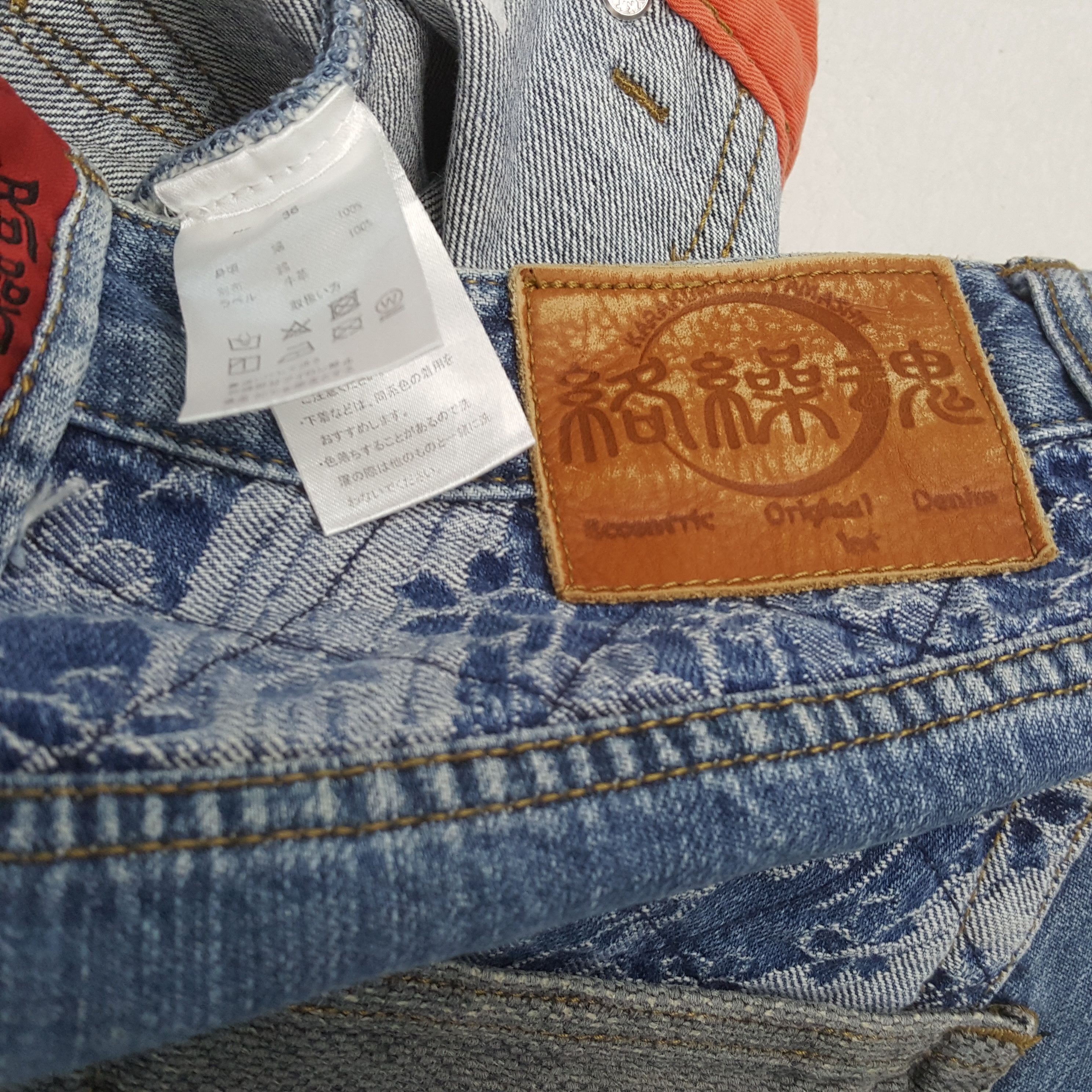 Japanese Brand × Vintage KARAKURI TAMASHI Fashion Japanese Brand Style Jeans Size US 33 - 14 Thumbnail