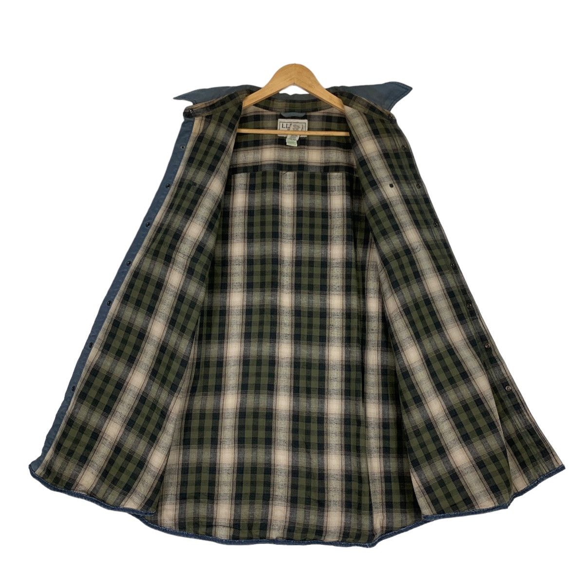 L.L. Bean L.L.BEAN Tartan Lined Work Shirt #1075-C49 Size US XXL / EU 58 / 5 - 8 Thumbnail