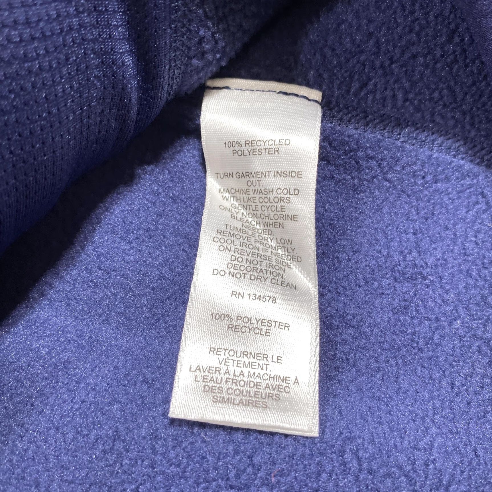 Vineyard Vines Vineyard Vines Sweater Vest Mens Large Blue Full Zip Fleece Mock Neck Logo Size US L / EU 52-54 / 3 - 4 Thumbnail