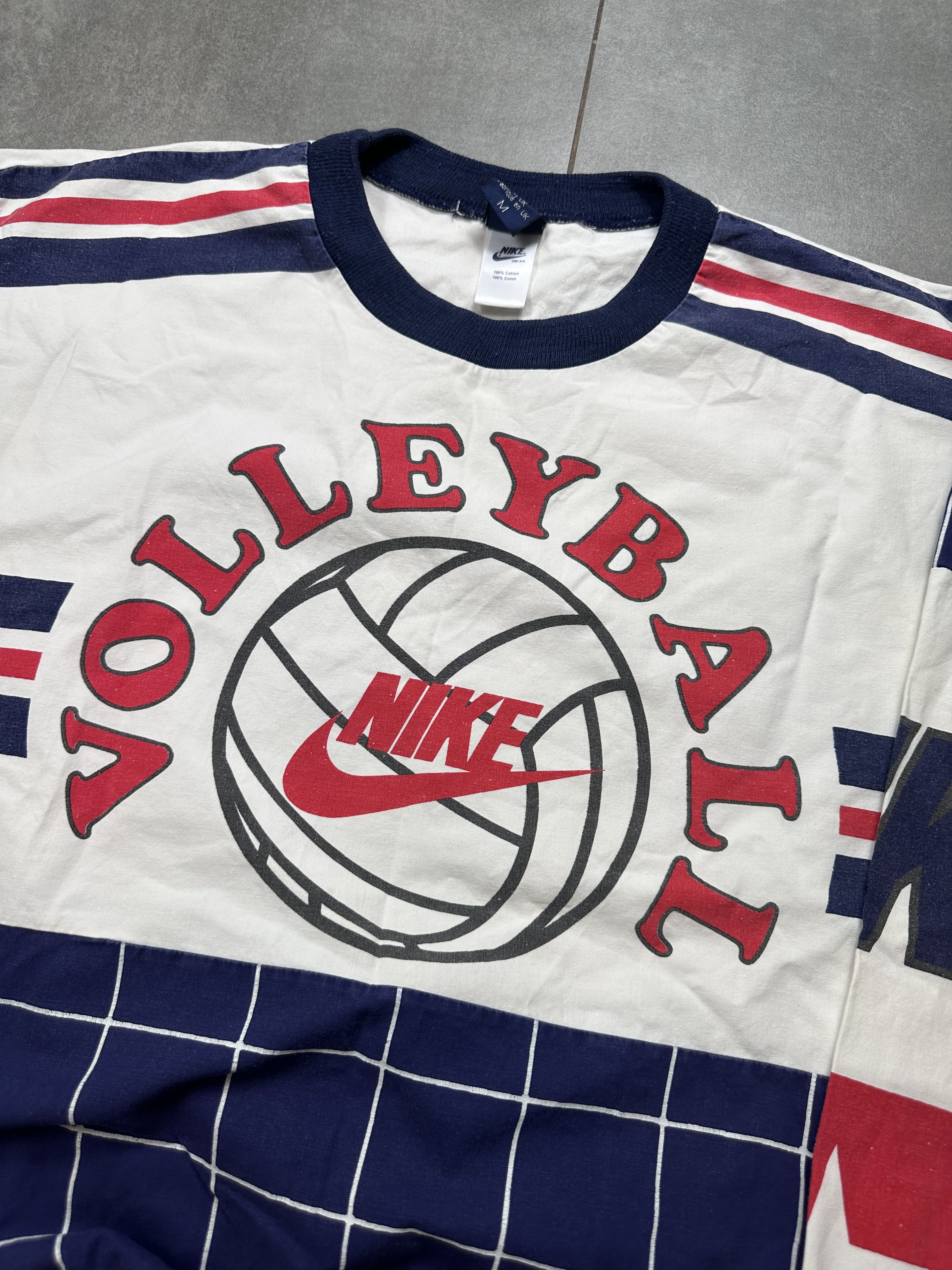Nike Rare Vintage 70s Nike Volleyball Crewneck Sweatshirt Size US M / EU 48-50 / 2 - 2 Thumbnail