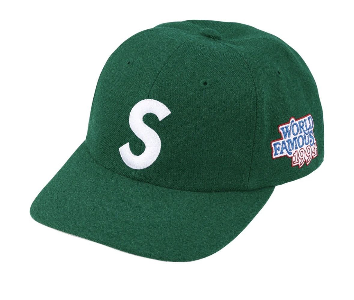 Supreme Supreme World Famous S Logo 6-Panel Dark Green Size ONE SIZE - 1 Thumbnail