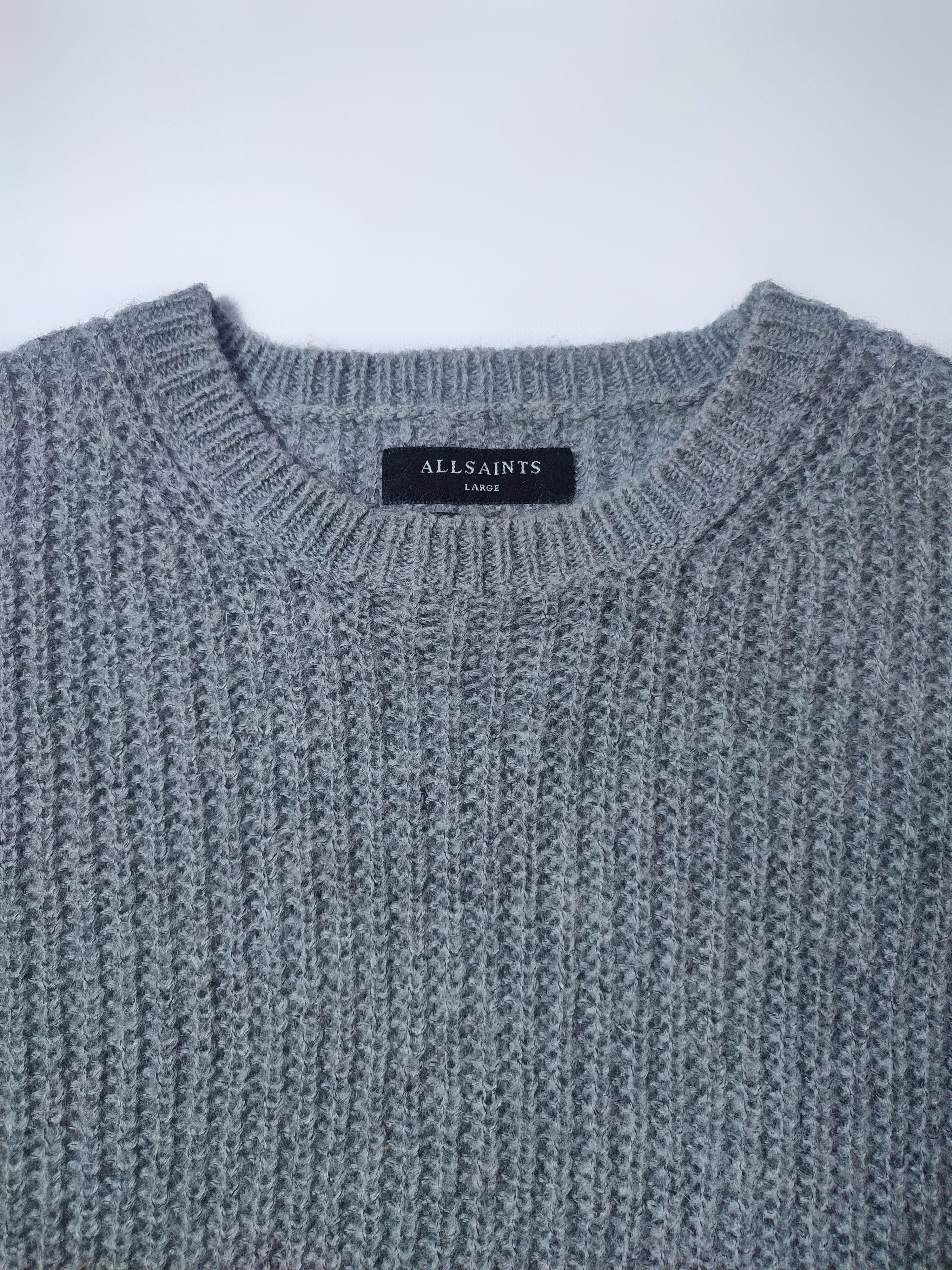 Allsaints Allsaints Montall Crew Mesh Mohair Sweater Size US L / EU 52-54 / 3 - 7 Thumbnail