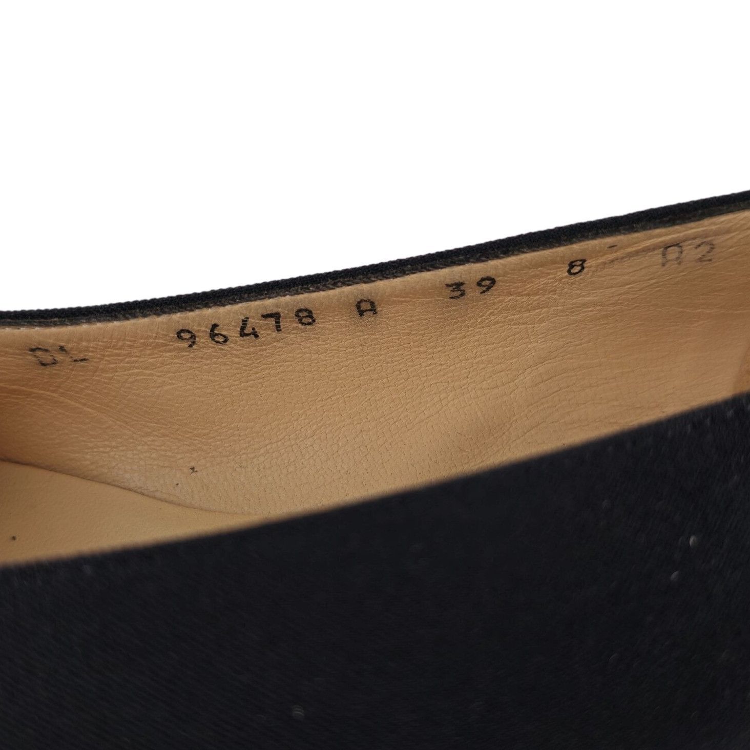 Salvatore Ferragamo Salvatore Ferragamo Italy Black Fabric Formal Dress Shoe 8AA Size US 8 / EU 41 - 8 Thumbnail