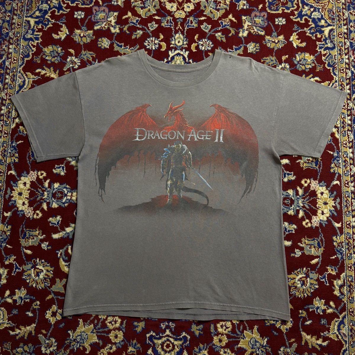 Playstation 2011 Dragon Age 2 Hawke BioWare EA video game promo tee Size US L / EU 52-54 / 3 - 1 Thumbnail