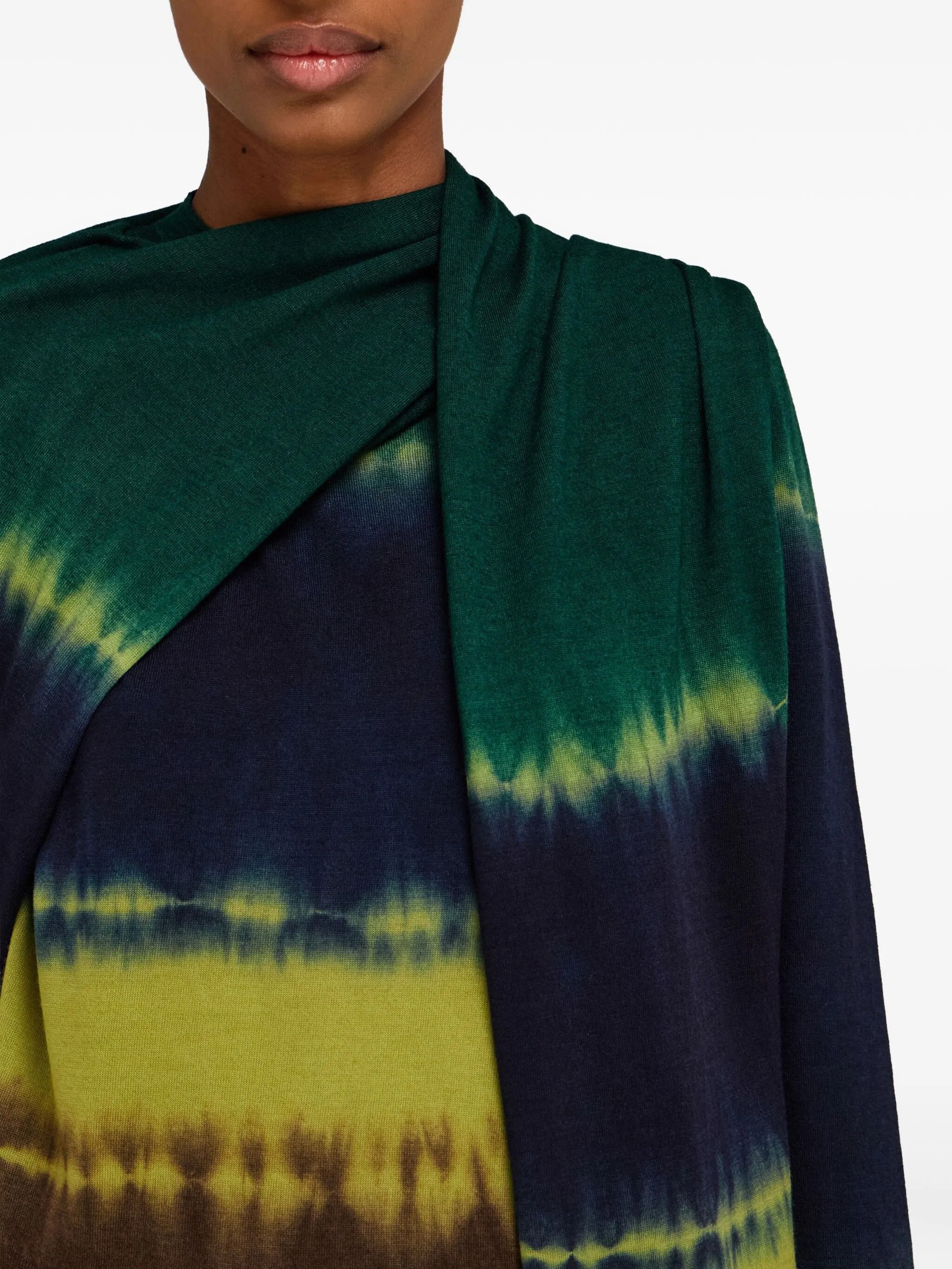 Salvatore Ferragamo o1s1rm0526 Tie-dye Print Sweater in Multicolor Size S / US 4 / IT 40 - 5 Thumbnail