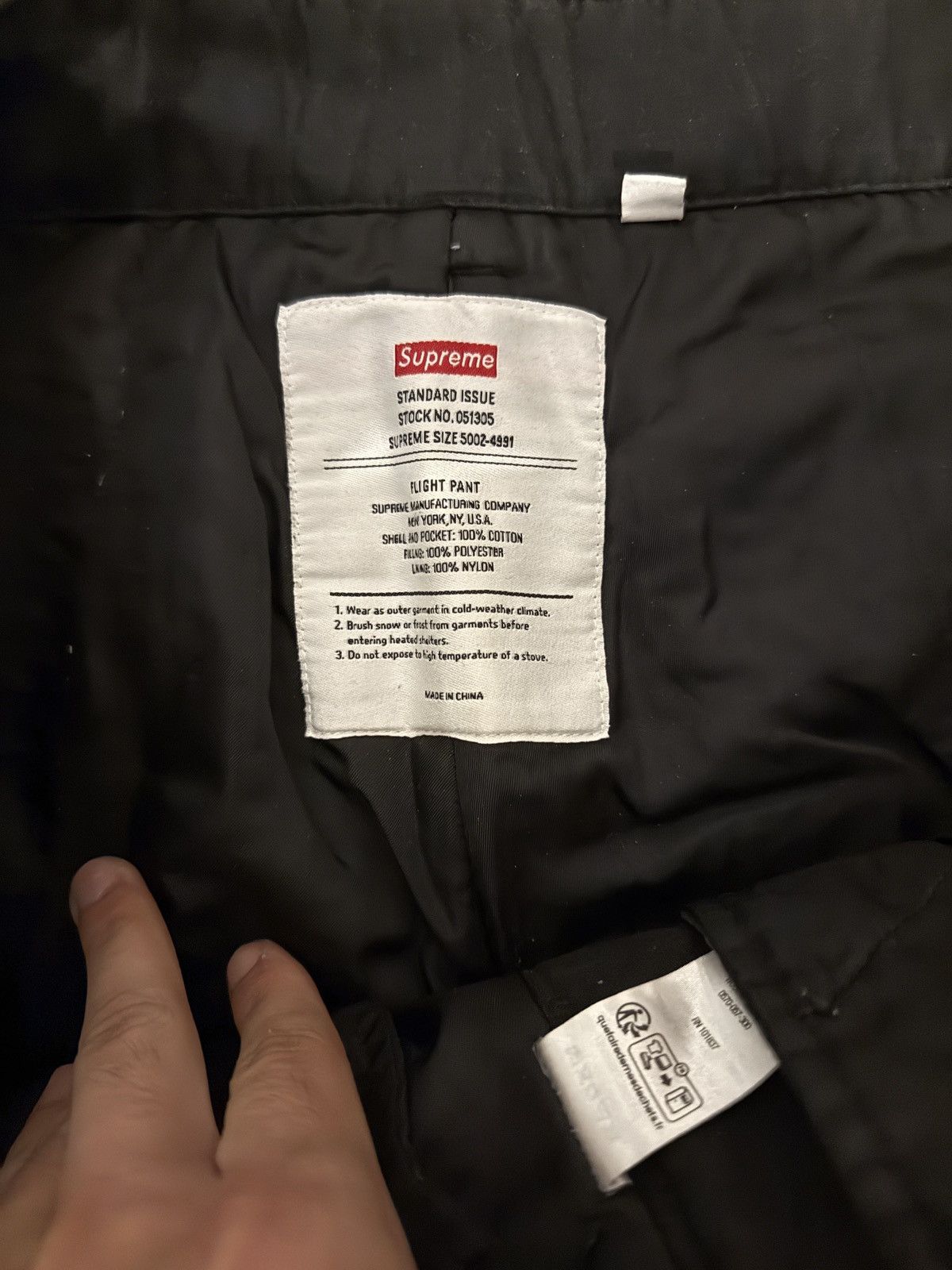 Alpha Industries × Supreme SUPREME X ALPHA INDUSTRIES FLIGHT PANTS Size US 34 / EU 50 - 3 Thumbnail
