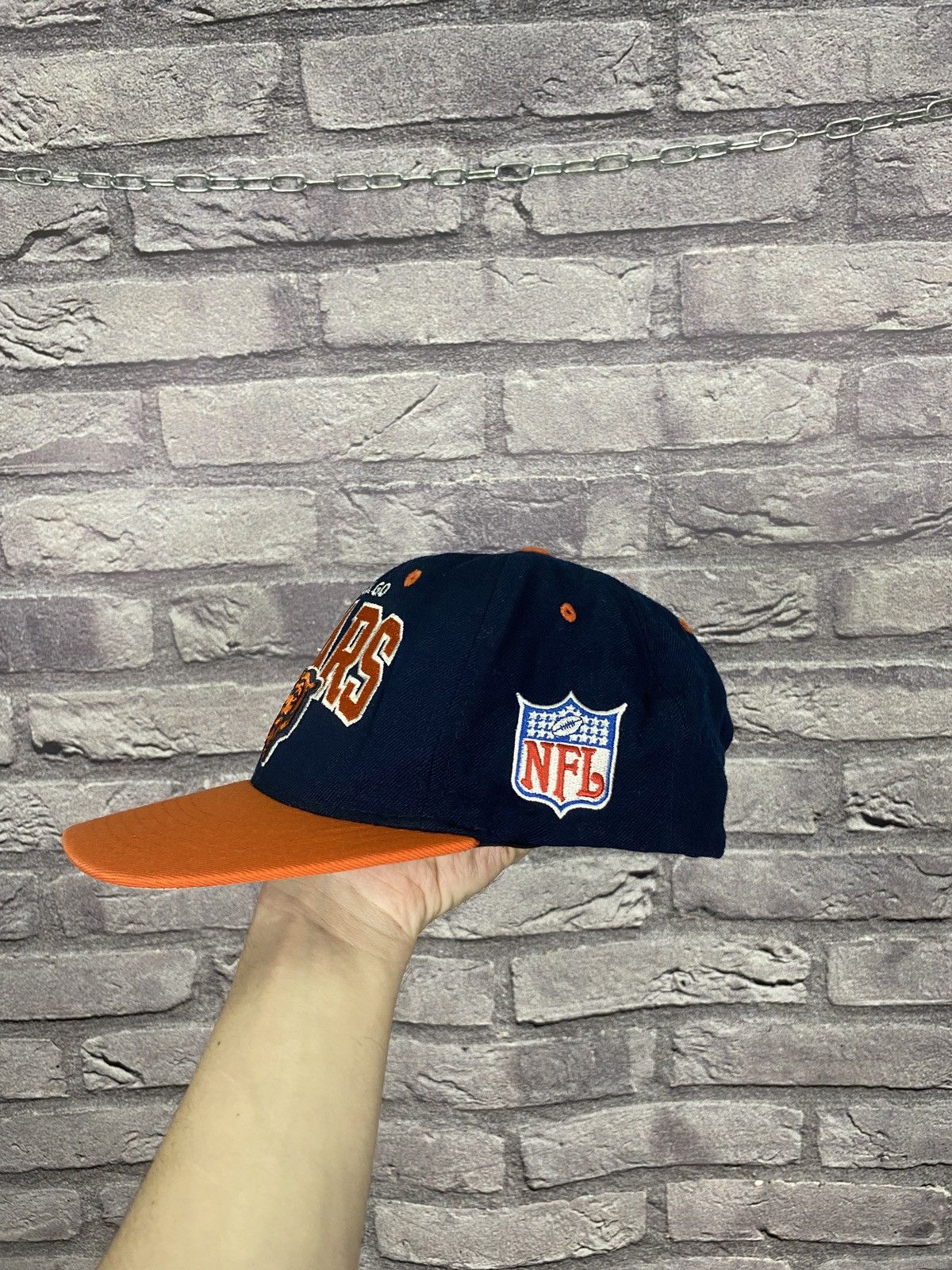 Other Vintage cap panama Chicago bears bulls y2k nfl Size ONE SIZE - 2 Thumbnail