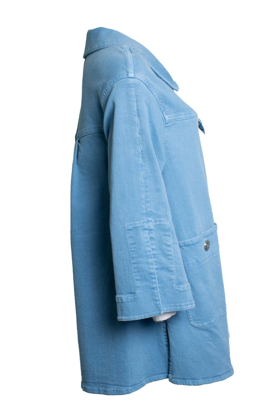 Chanel Chanel, 17S denim coat in blue Size S / US 4 / IT 40 - 4 Thumbnail