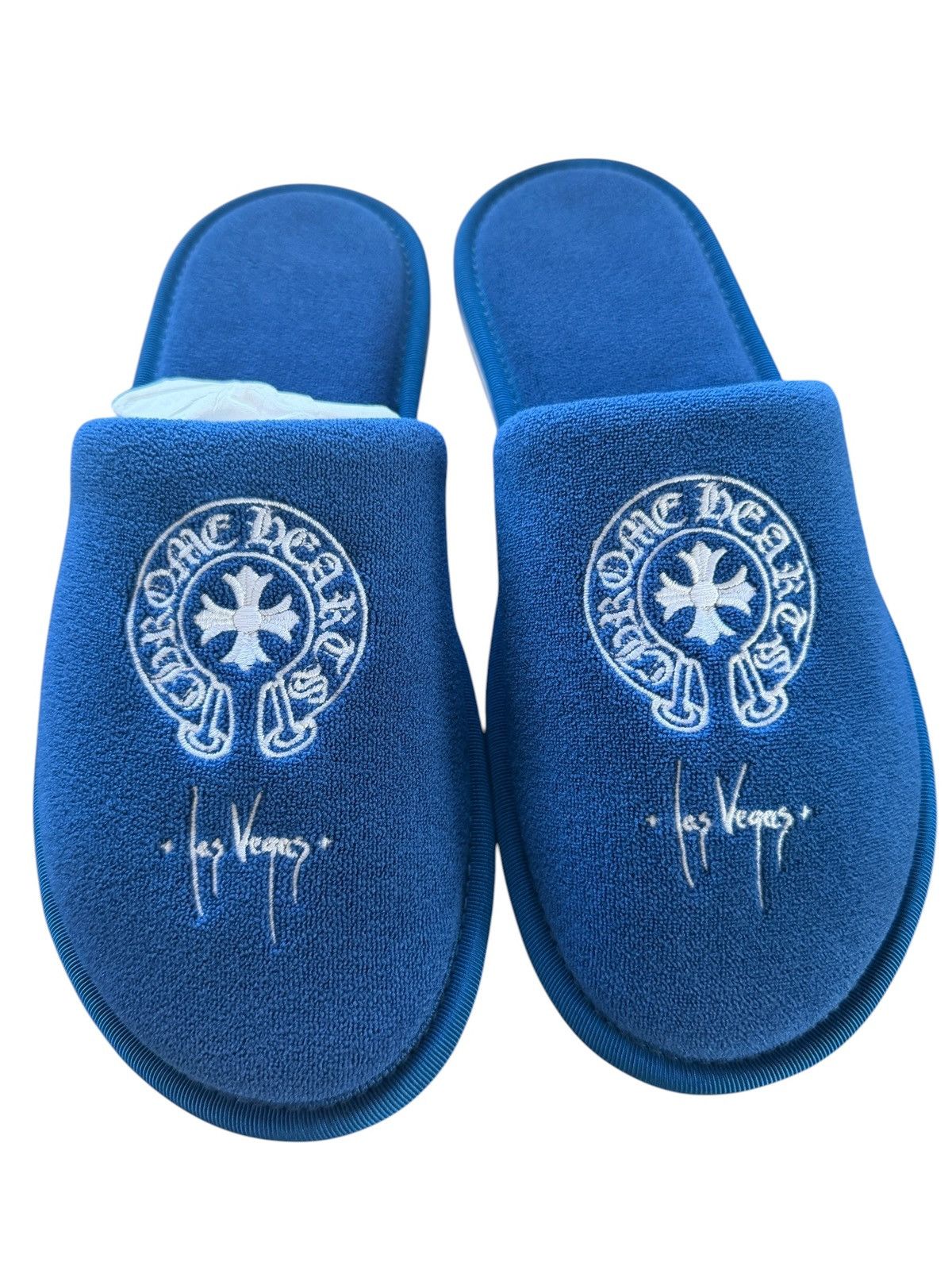Chrome Hearts Chrome Hearts “Hotel Slippers” Blu Size US 9 / EU 42 - 1 Thumbnail
