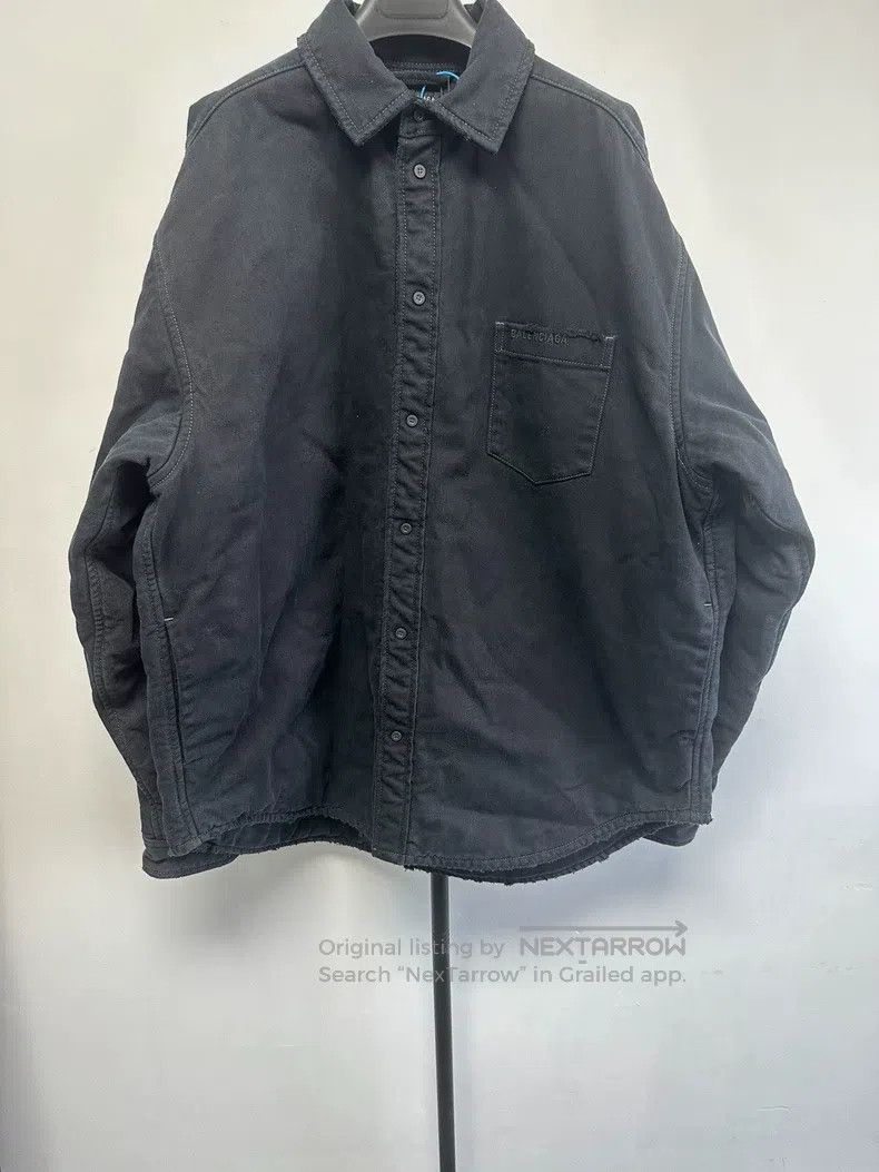 Balenciaga Balenciaga Solid Color Casual Long Sleeve Shirt Size US XS / EU 42 / 0 - 1 Thumbnail