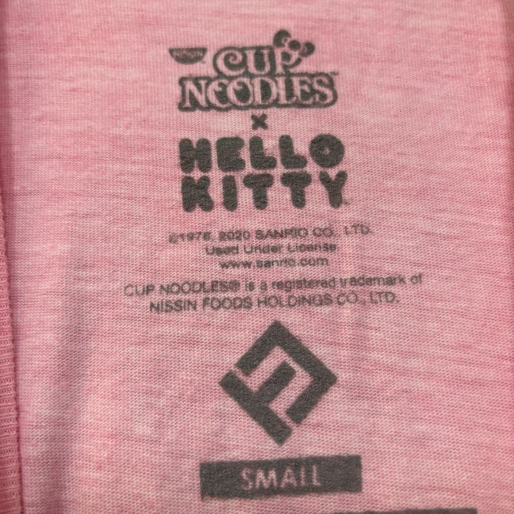 Other Sanrio Hello Kitty x Nissin Cup Noodles Pink T-Shirt Small Size S / US 4 / IT 40 - 4 Thumbnail