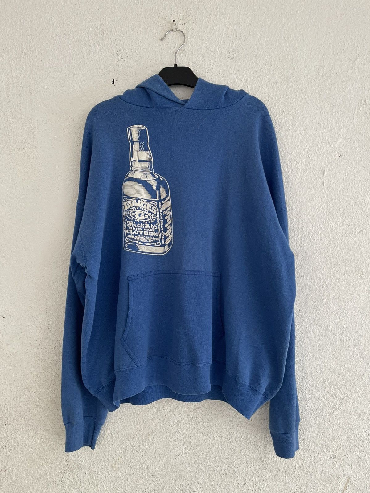 Vintage Vintage Gouge Clothing Whiskey Kickass Hoodie Size US XL / EU 56 / 4 - 1 Thumbnail