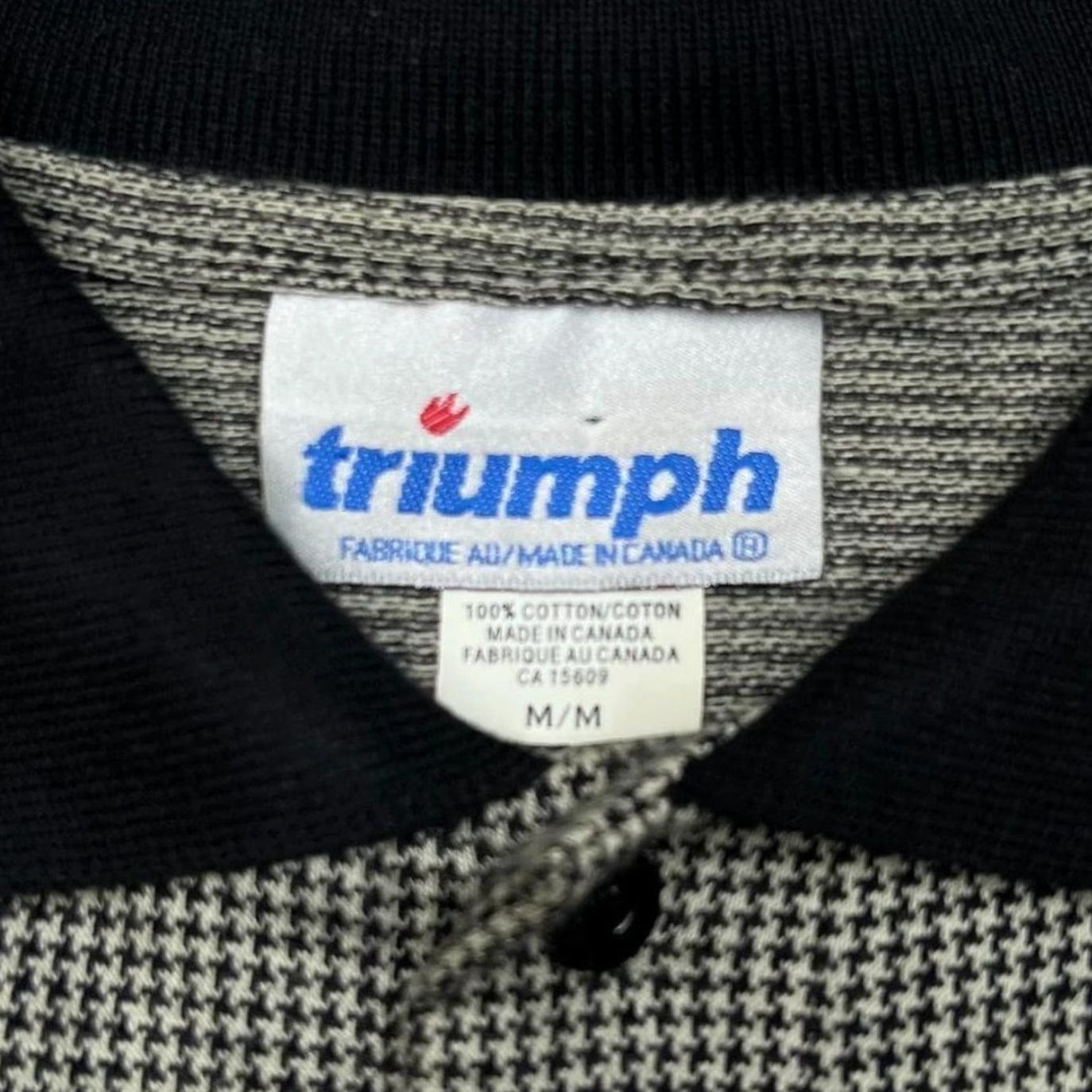 Vintage Vintage Triumph Toronto Firefighters “2002 Calendar Competition” Polo Shirt M XL Grey/Black Embroidered Chest Mens Shirt 2002 Calendar Size US M / EU 48-50 / 2 - 3 Thumbnail