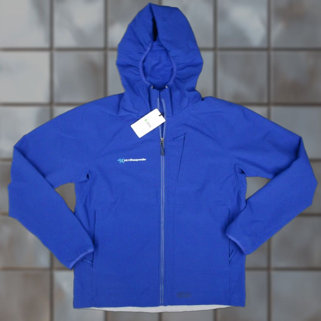 Vintage Stio Sidecut Tech Hoodie Mens Large Blue Fleece Full Zip MicroTransponder Logo Size US L / EU 52-54 / 3 - 1 Thumbnail