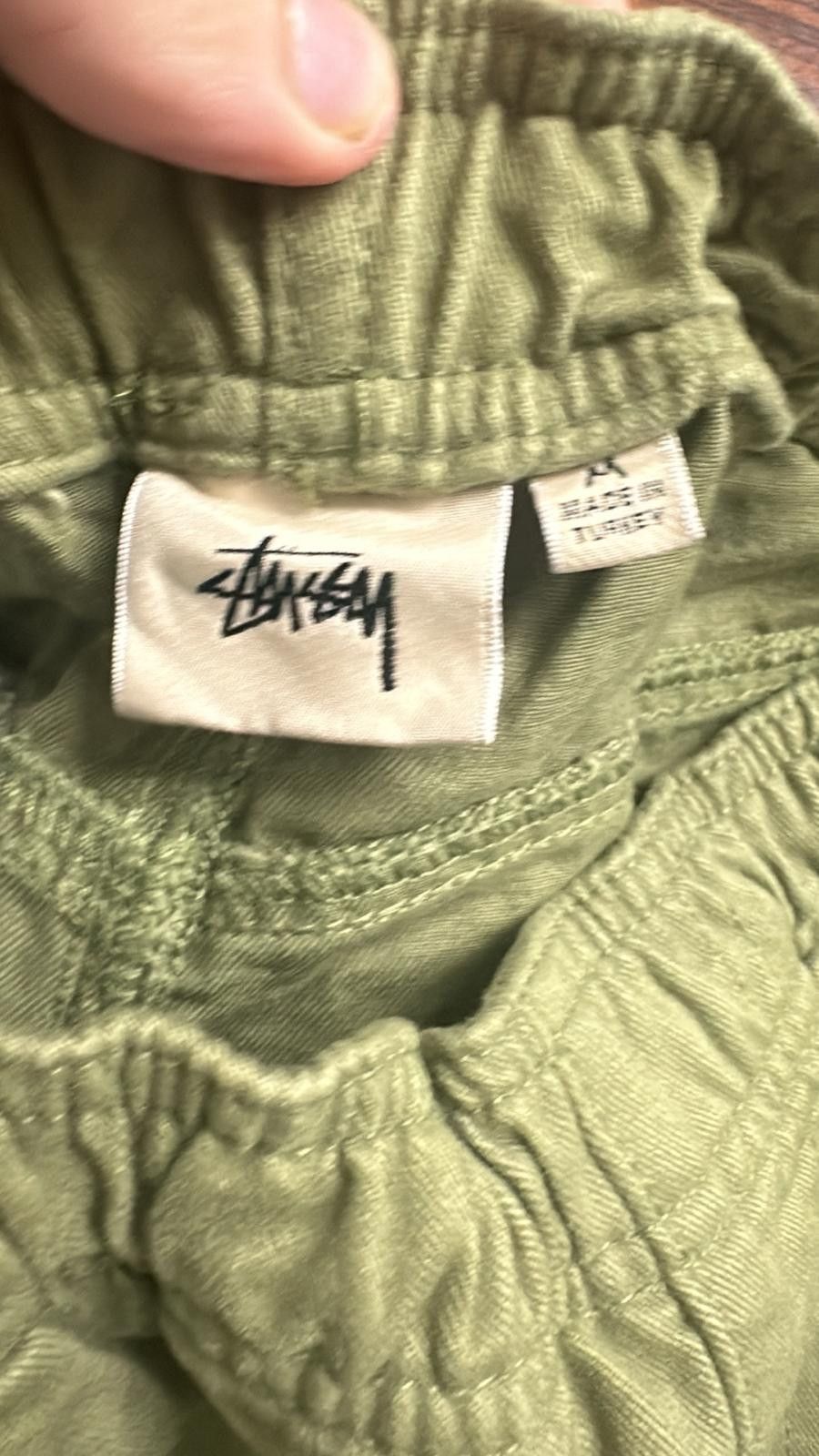 Stussy × Vintage Stussy "Brushed Beach Pant" M Olive Size US 32 / EU 48 - 6 Thumbnail