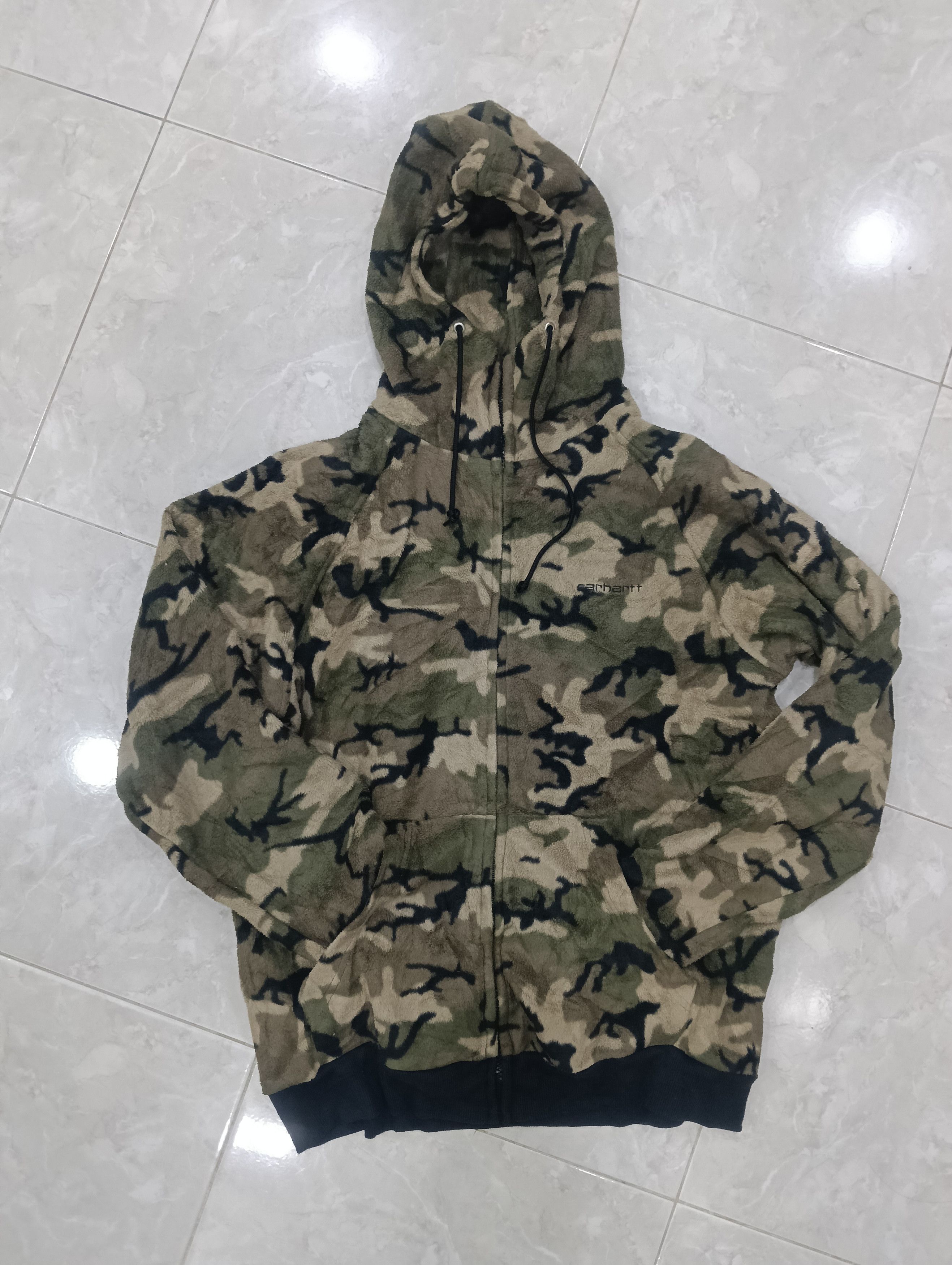 Carhartt Carhatt Camo Hooded Fleece Size US L / EU 52-54 / 3 - 1 Thumbnail