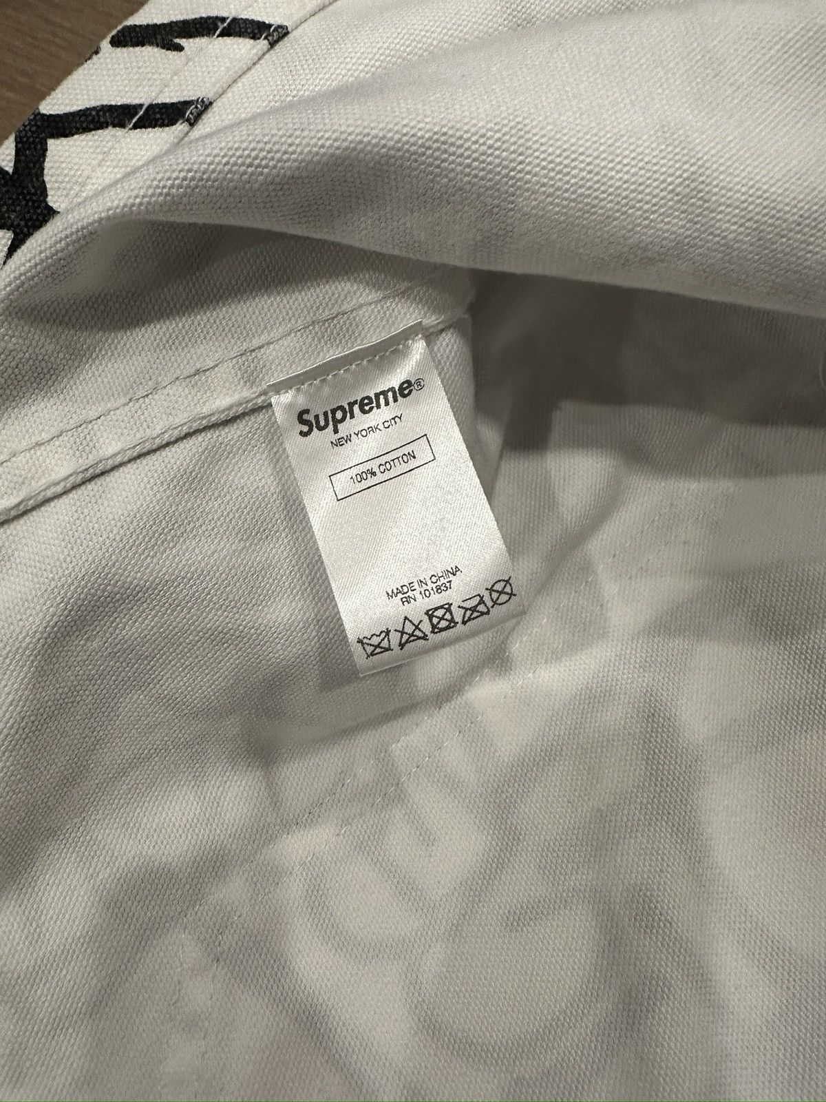 Comme des Garcons SHIRT × Supreme Supreme x Comme des Garcons Shirt Printed Canvas Chore Coat Size US L / EU 52-54 / 3 - 7 Thumbnail