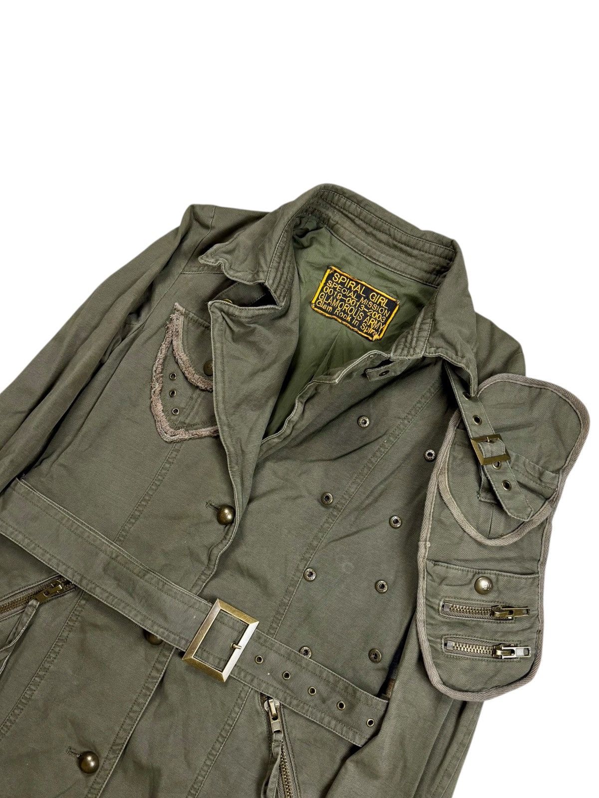 Le Grande Bleu (L.G.B.) 2003 Spiral Girl - Apocalypse Style Army Jacket Size US M / EU 48-50 / 2 - 6 Thumbnail