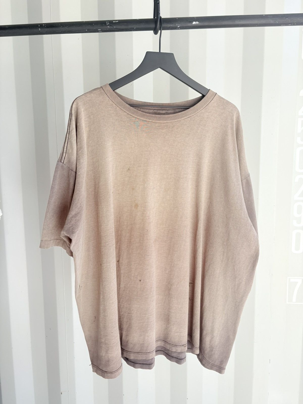 Vintage Vintage Blank Shirt Distressed Faded Thrashed Shirt Grunge Size US XXL / EU 58 / 5 - 1 Thumbnail