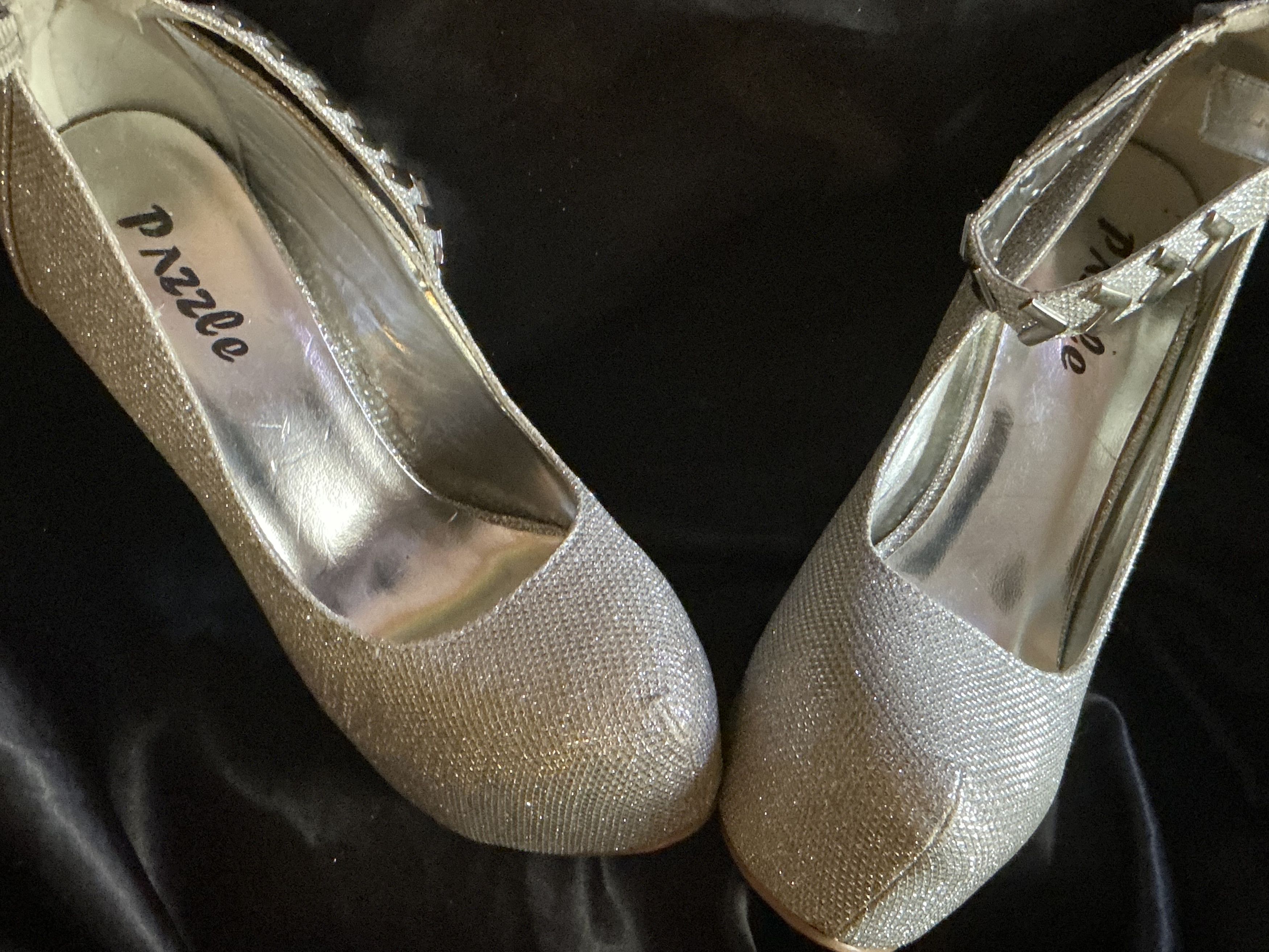 Other Gorgeous PAZZLE 5-inch silver glitter stiletto $90 OBO Size US 6 / IT 36 - 12 Thumbnail