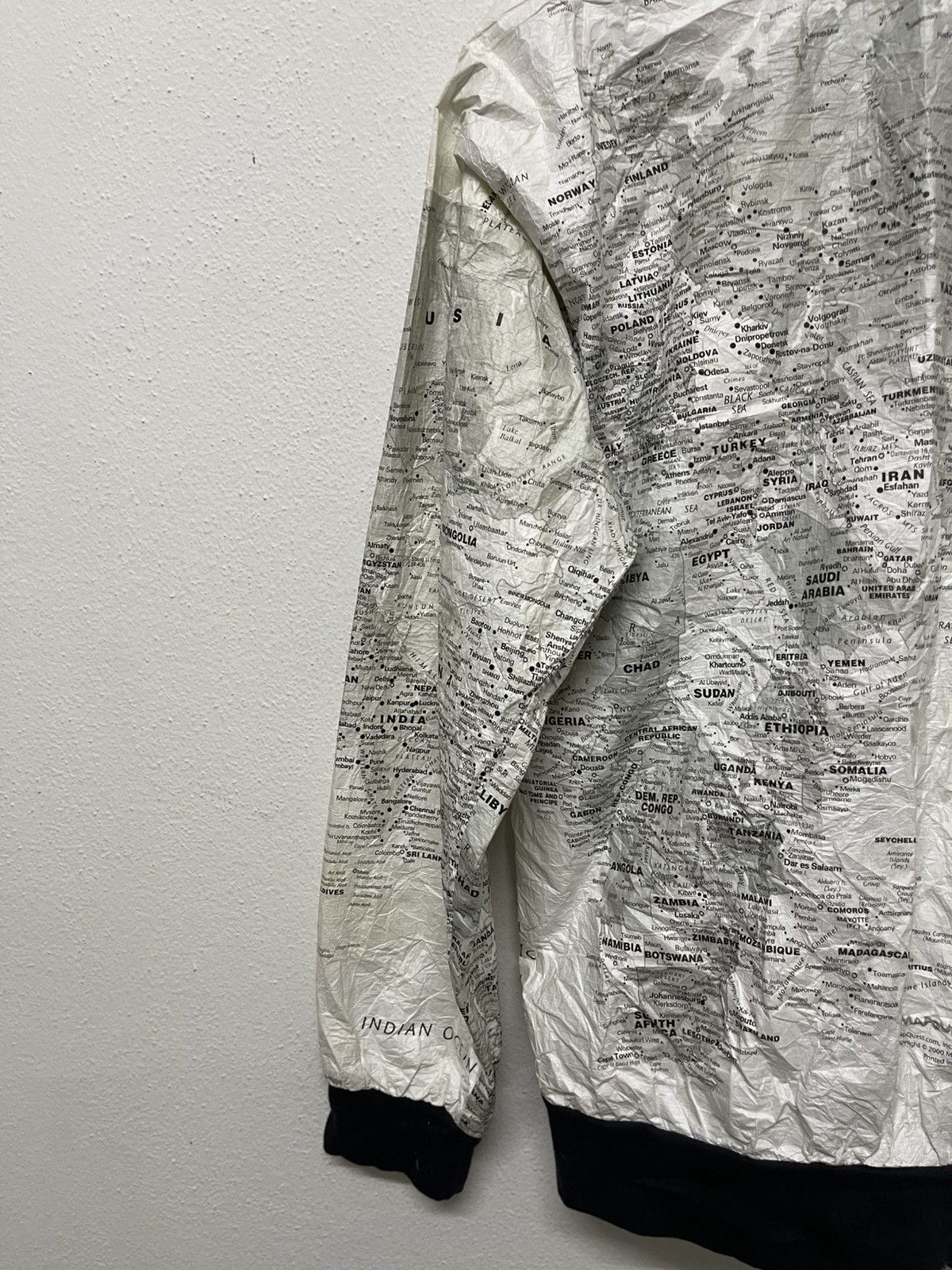 Other 90s KURT COBAIN STYLE MAPS JACKET BY LESLIE JORDAN Size US S / EU 44-46 / 1 - 13 Thumbnail