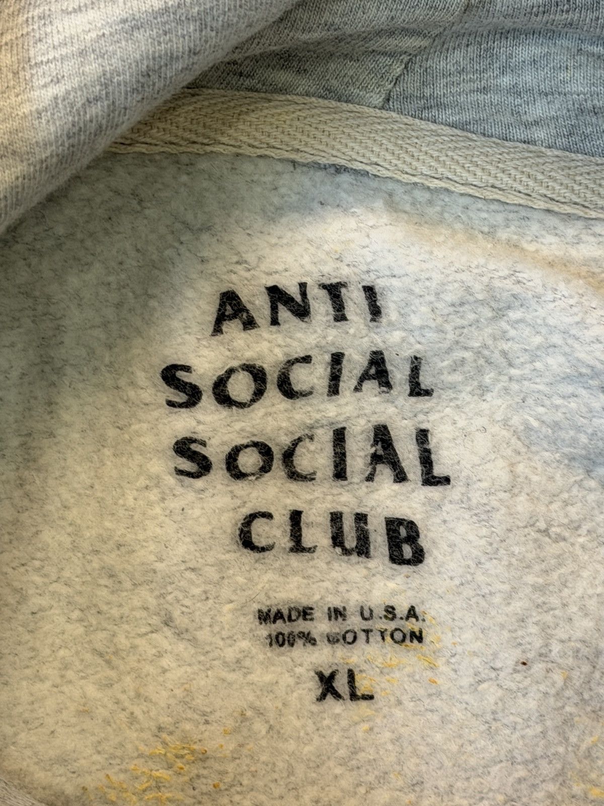 Anti Social Social Club ANTI SOCIAL SOCIAL CLUB Hoodie – Made in USA / Vintage Feel Size US XL / EU 56 / 4 - 3 Thumbnail