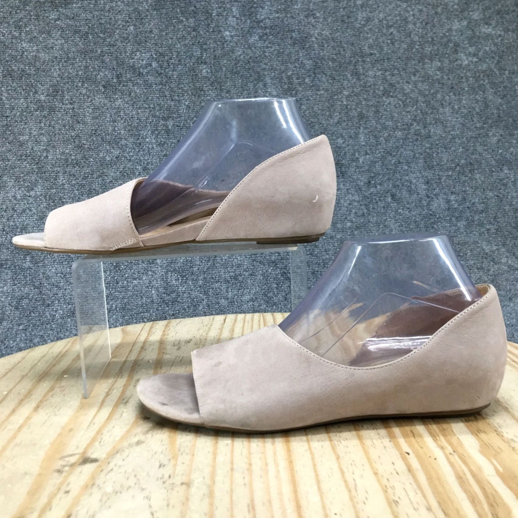 Naturalizer Naturalizer N5 Contour Sandals Beige Womens 9.5 M Lucie D’Orsay Flats Leather Sandal Casual Shoes Womens Size US 10 / IT 40 - 2 Thumbnail