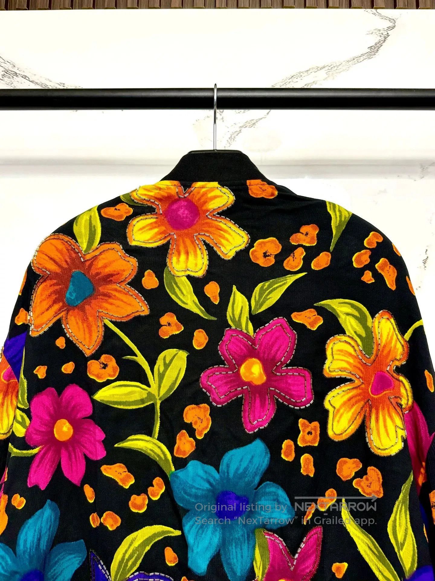 Saint Laurent Paris saint laurent floral silk bomber jacket. Size M / US 6-8 / IT 42-44 - 4 Thumbnail