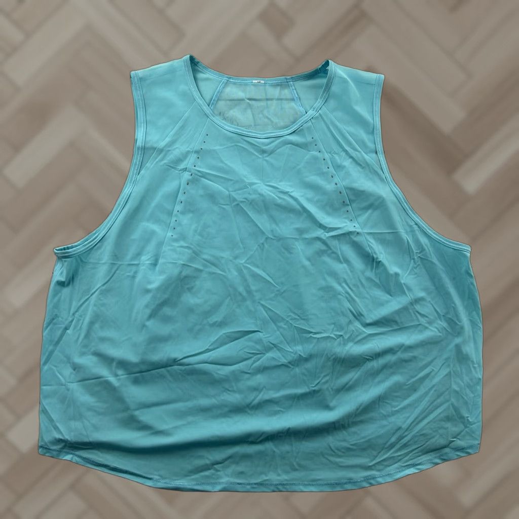 Lululemon Lululemon Sleeveless Athletic Shirt Women's 8 Blue Tank Activewear Shirt Womens 8 Blue Size M / US 6-8 / IT 42-44 - 1 Thumbnail