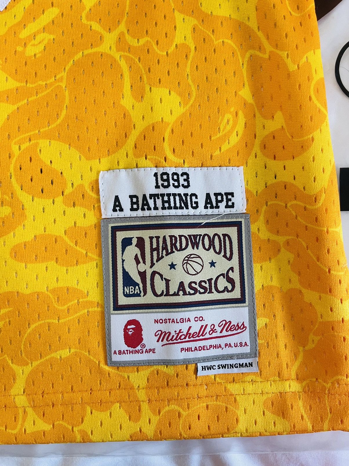 Bape × Mitchell & Ness Bape Lakers Mitchell & Ness “LAKERS
