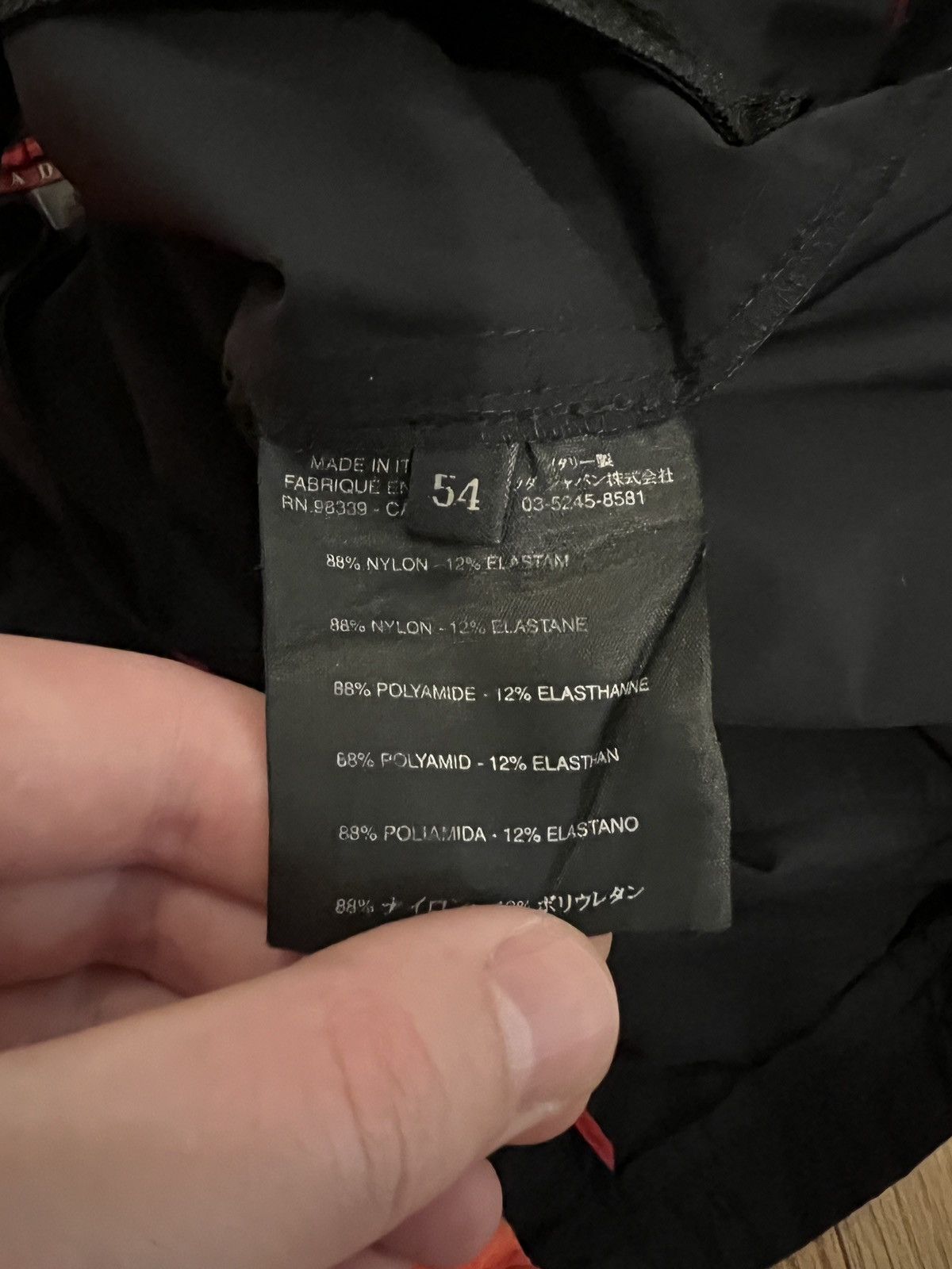 Prada Prada Sport Linea Rossa Black Pants Size US 36 / EU 52 - 12 Thumbnail