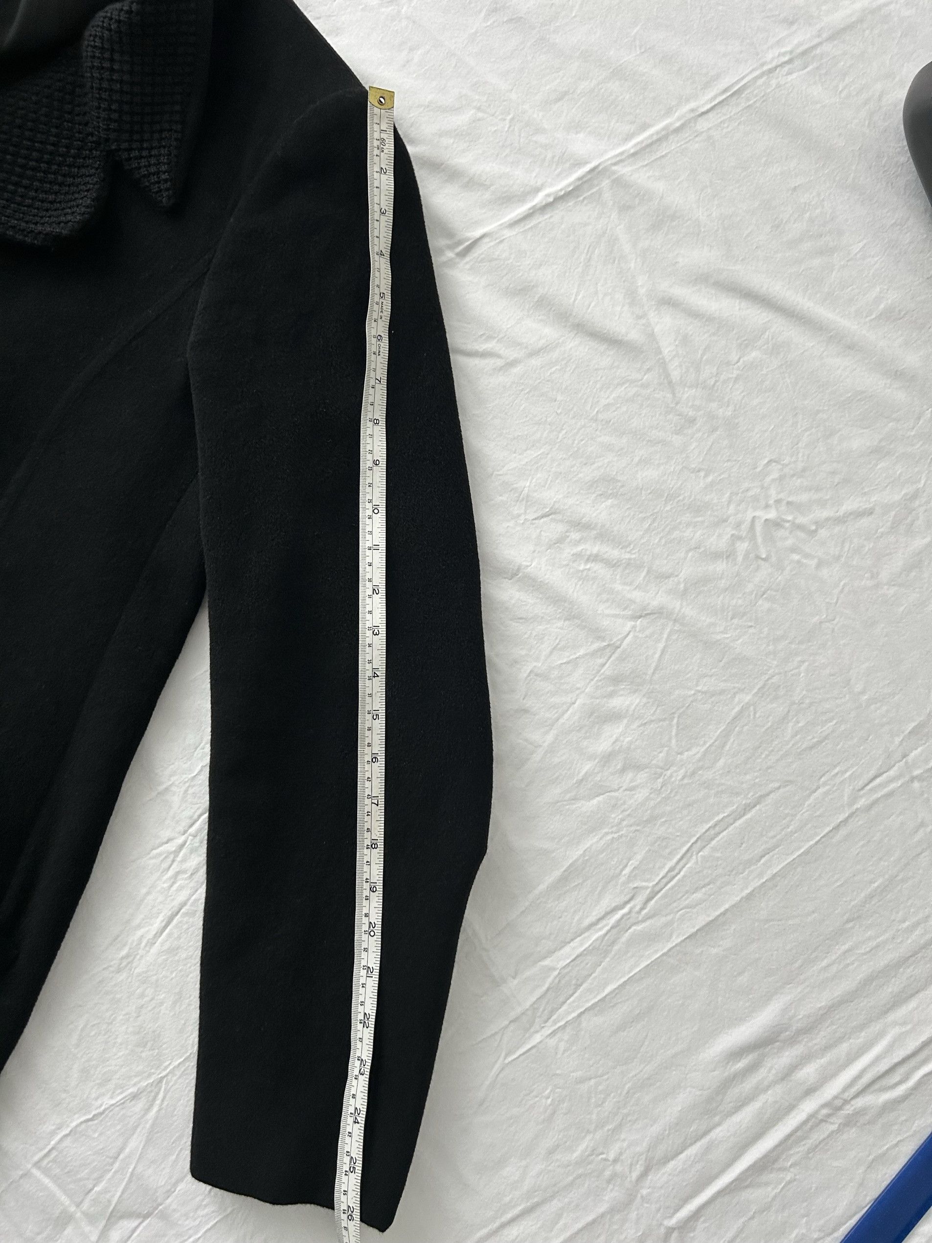 Emporio Armani Emporio Armani Angora Wool Over Coat 42—Cotton Knit collar Size US L / EU 52-54 / 3 - 12 Thumbnail