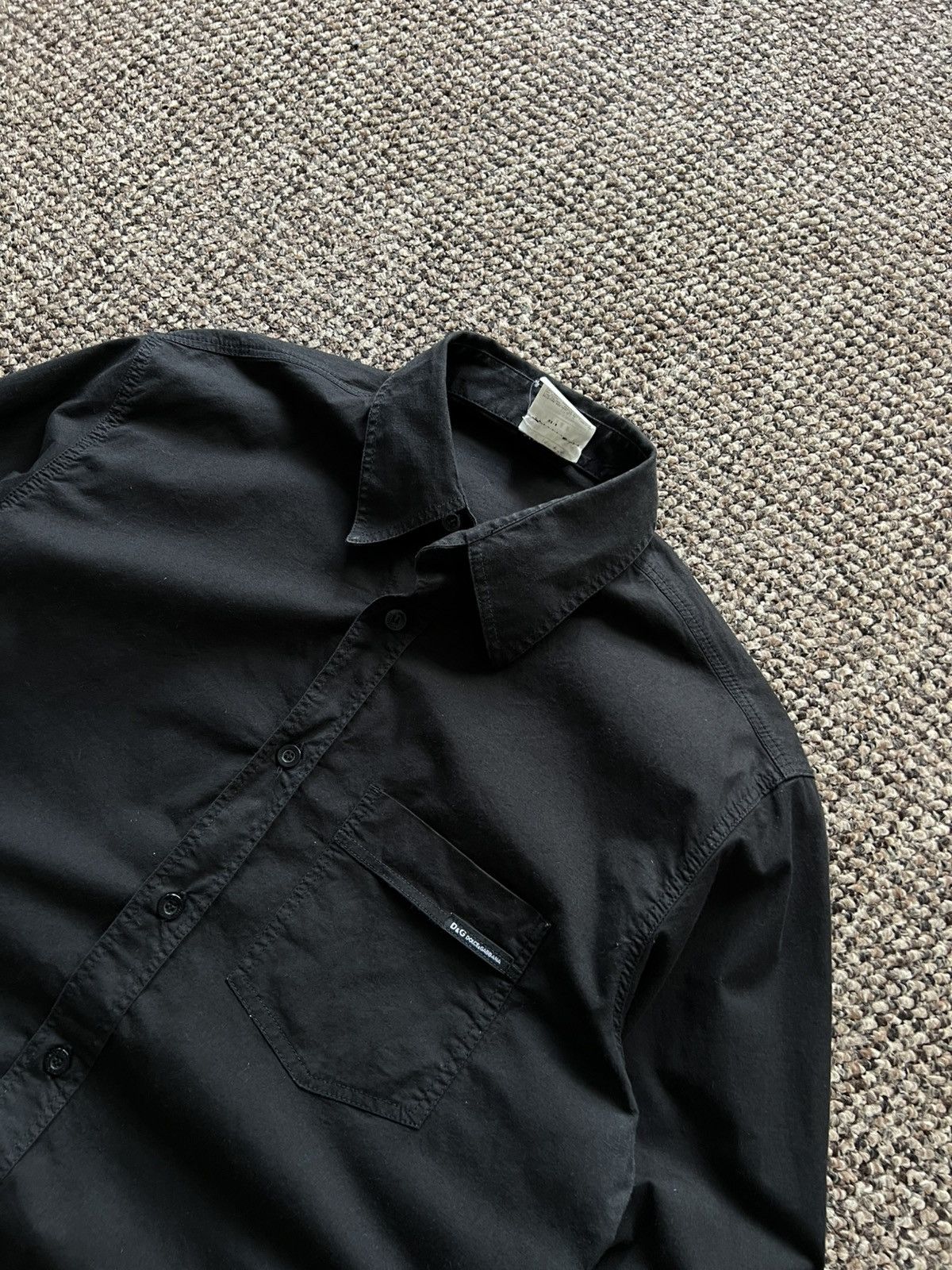 Dolce & Gabbana Dolce Gabbana Black Shirt Made in Italy Size L Size US L / EU 52-54 / 3 - 4 Thumbnail