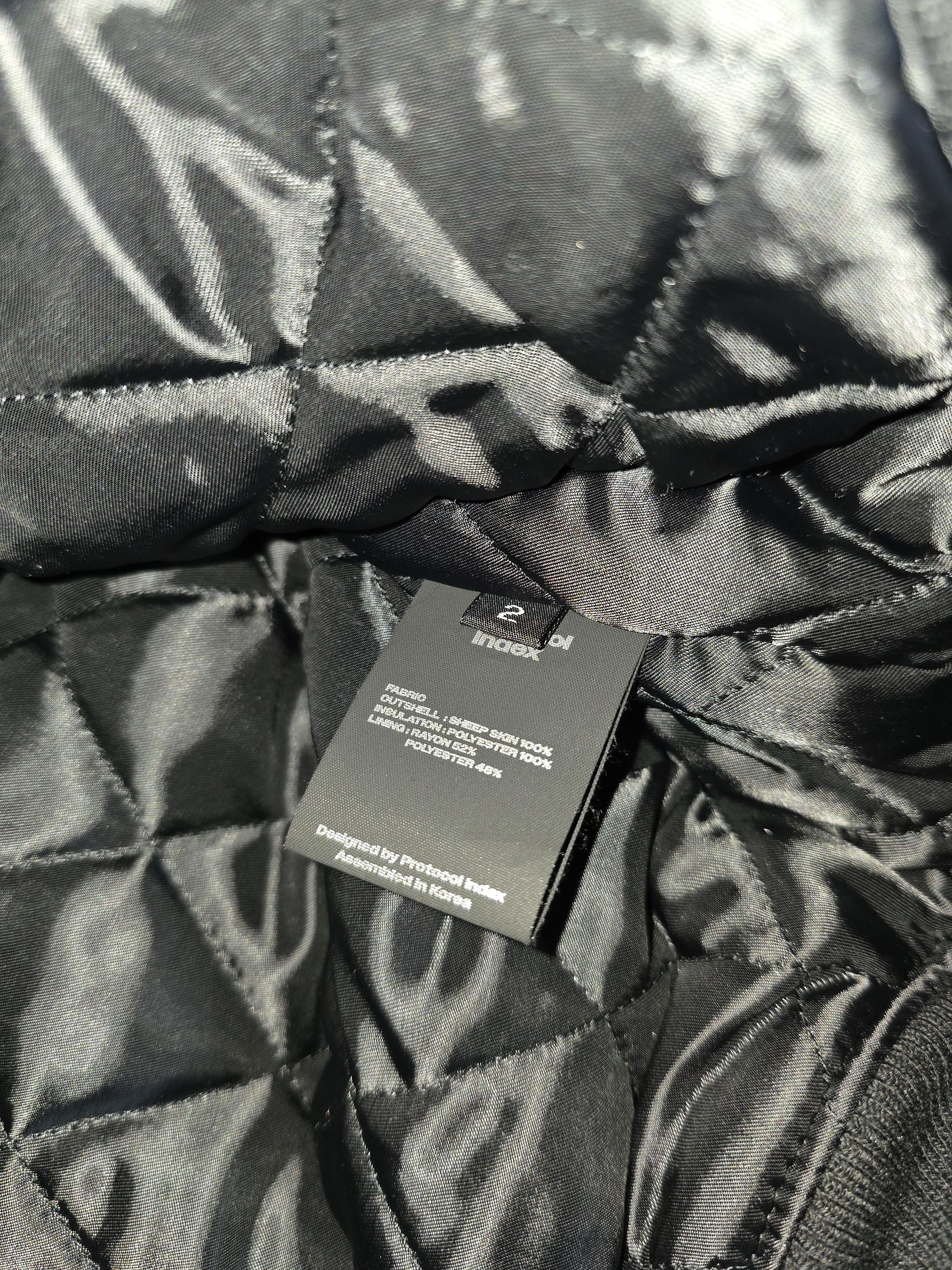 PROJECT G/R Protocol Index Exaggerated Shoulder Leather Jacket Size US M / EU 48-50 / 2 - 3 Thumbnail
