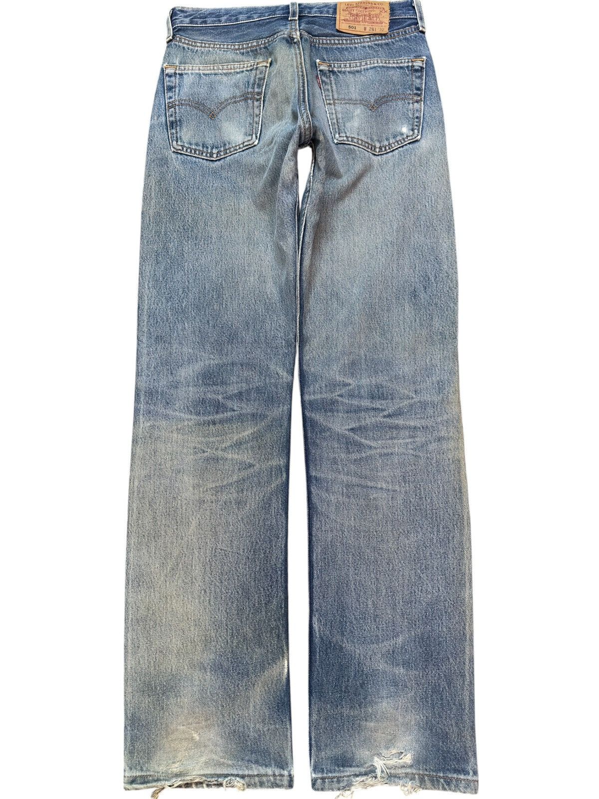 Levi's Vintage Clothing Vintage Levi’s 501 Faded Mudwash Grunge Distressed Denim Size US 28 / EU 44 - 4 Thumbnail