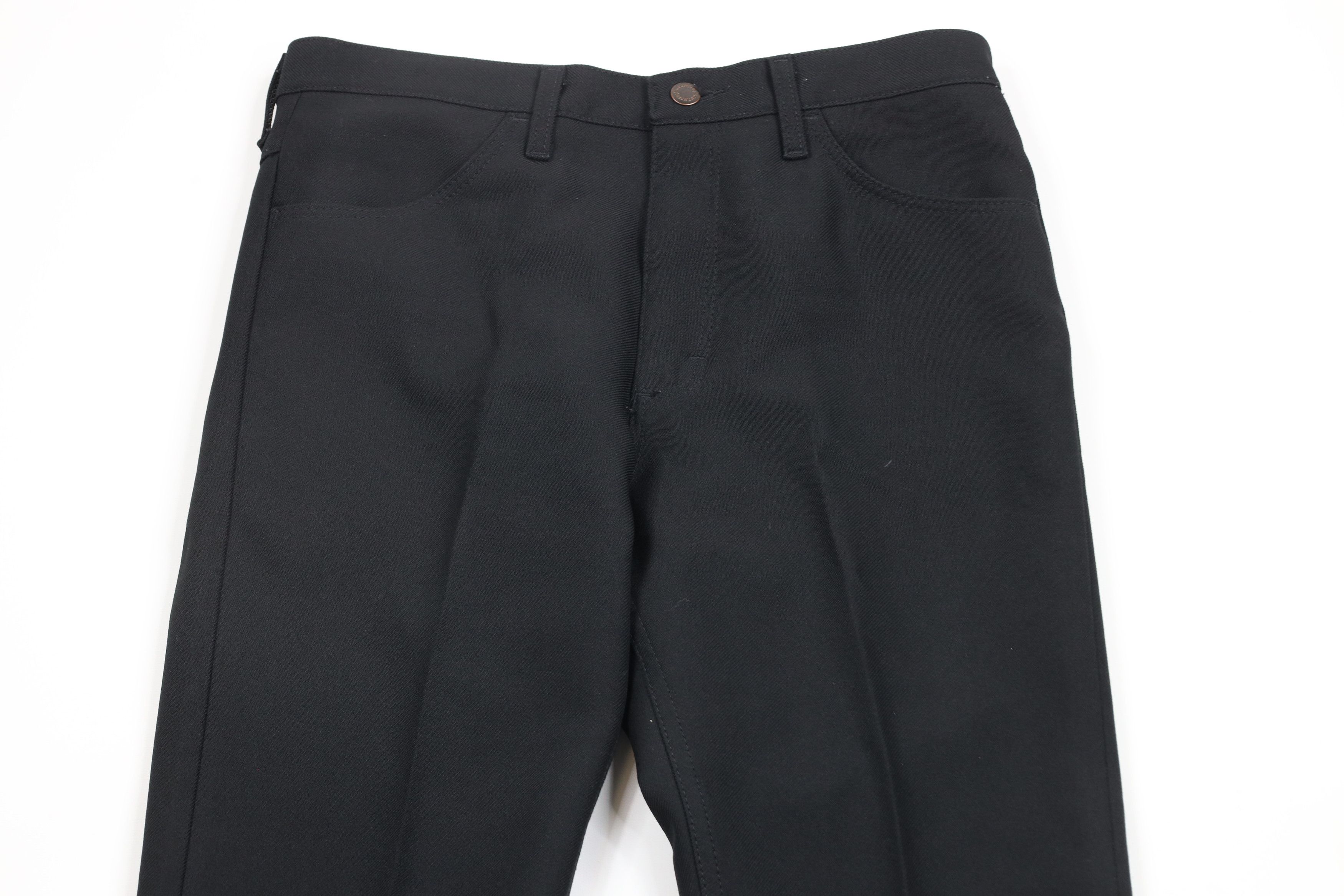 Vintage × Wrangler Vintage 90s Wrangler Bootcut Western Pants Black Polyester Size US 33 - 2 Thumbnail