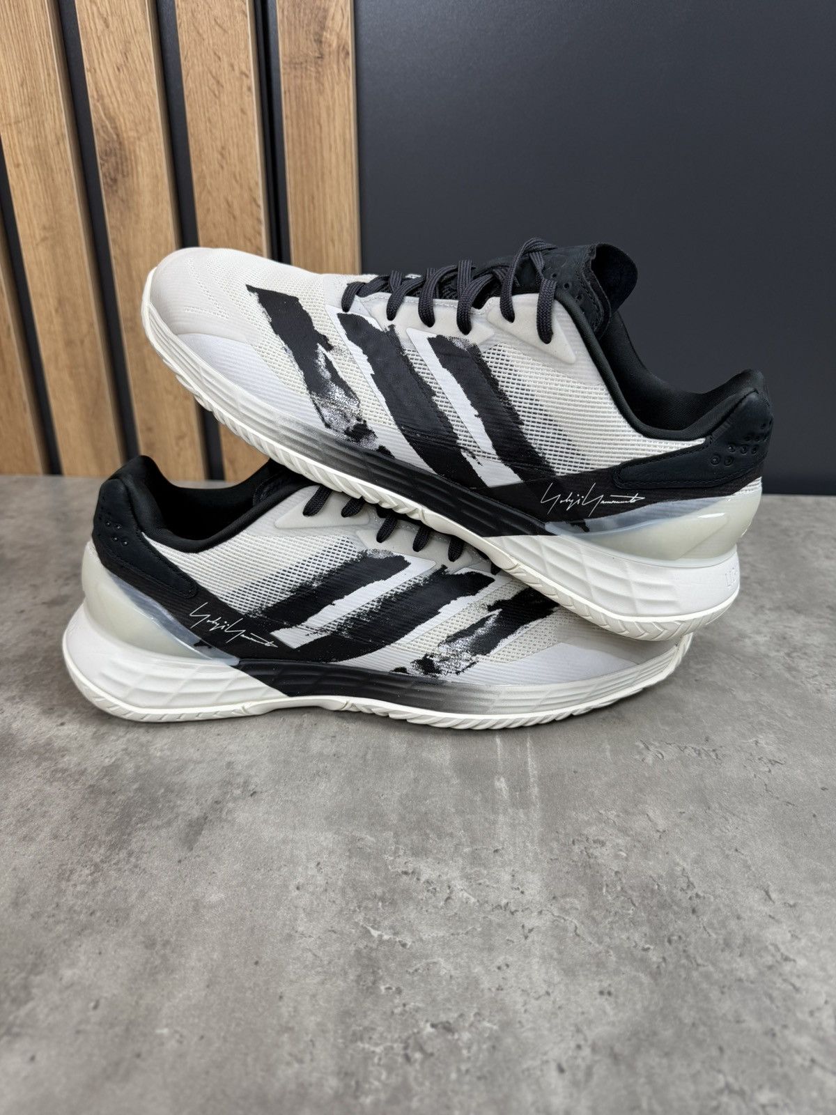 Y-3 Adidas Y-3 Yohji Yamamoto Defiant Speed 2 Tennis Shoes Us 12 Size US 12 / EU 45 - 1 Thumbnail