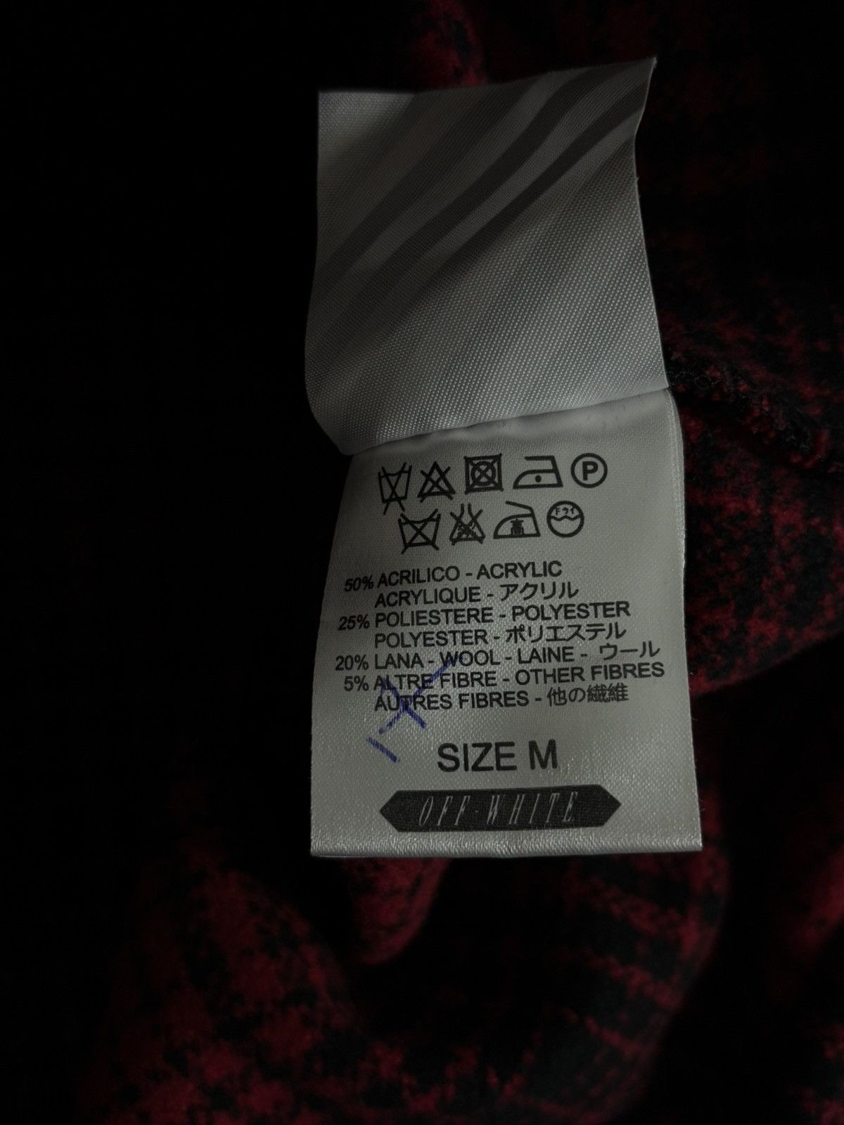 Off-White Off White Tartan Check Flannel Overshirt Jacket Button Up Size US M / EU 48-50 / 2 - 20 Thumbnail